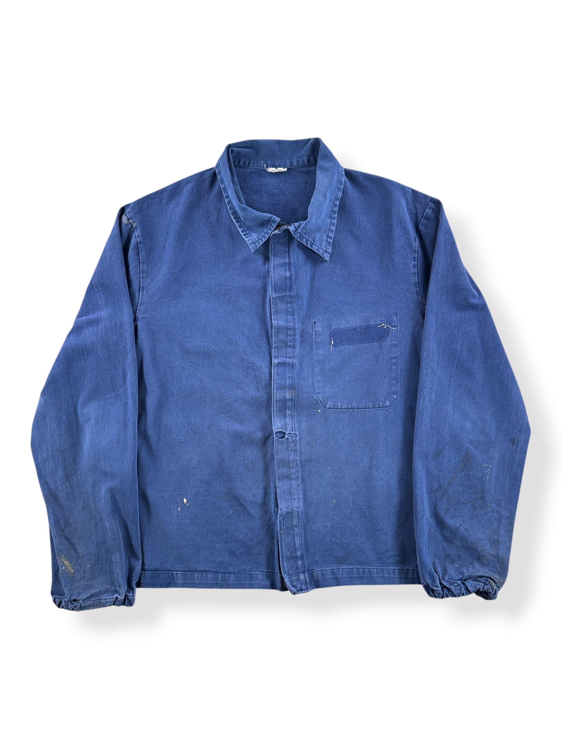 Front of Vintage French Chore Coat SZ L