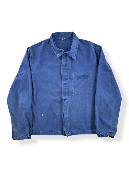 Front of Vintage French Chore Coat SZ L