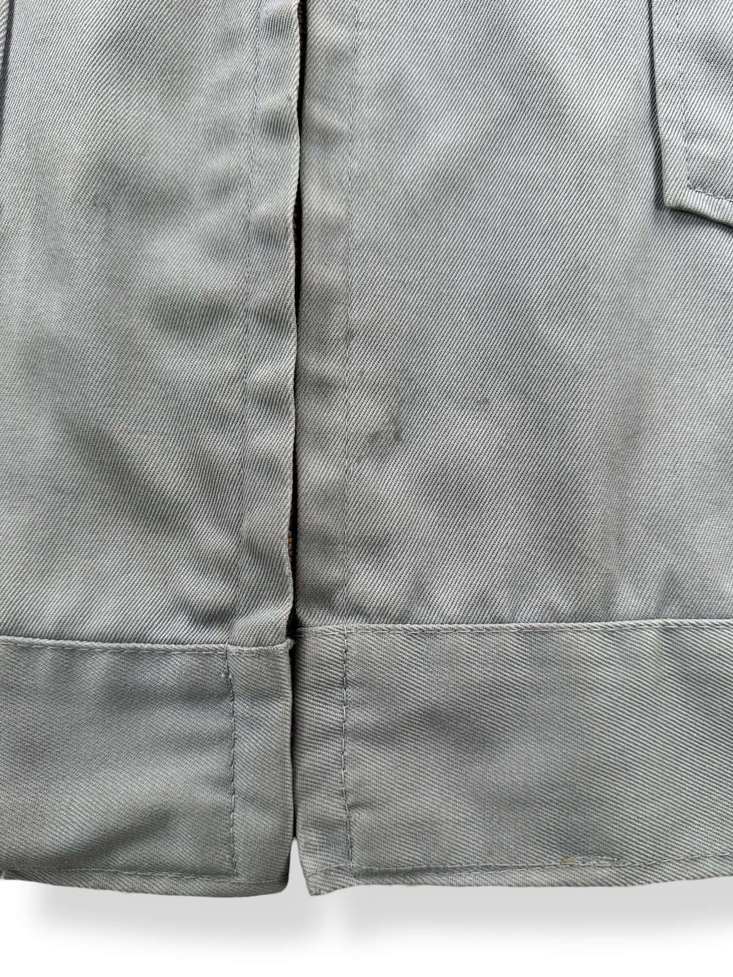 Stain on Vintage Lee Chetopa Twill Gas Station Jacket SZ 44