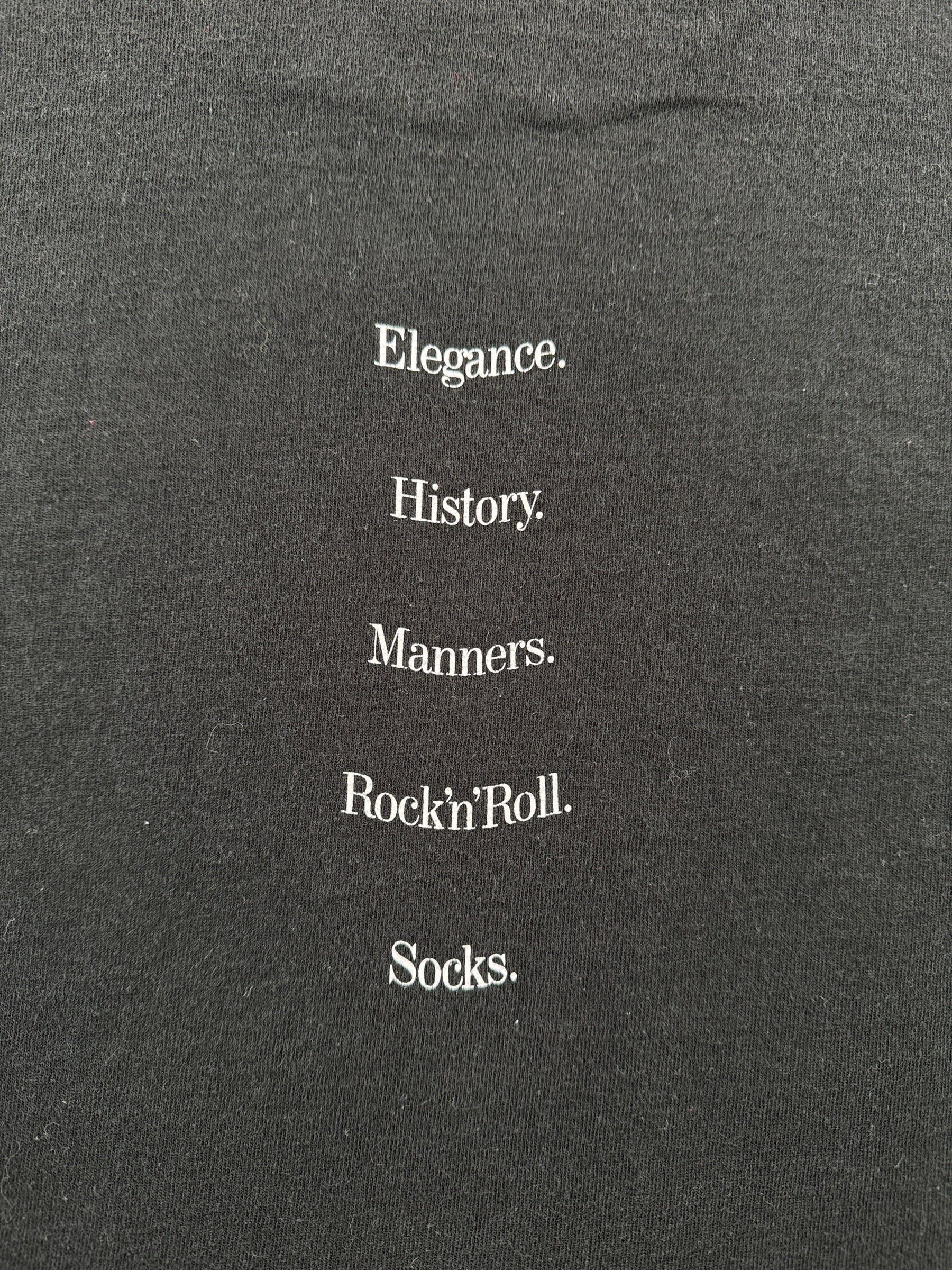 Back Graphic of Vintage Esquire Country Gentleman Tee SZ XL