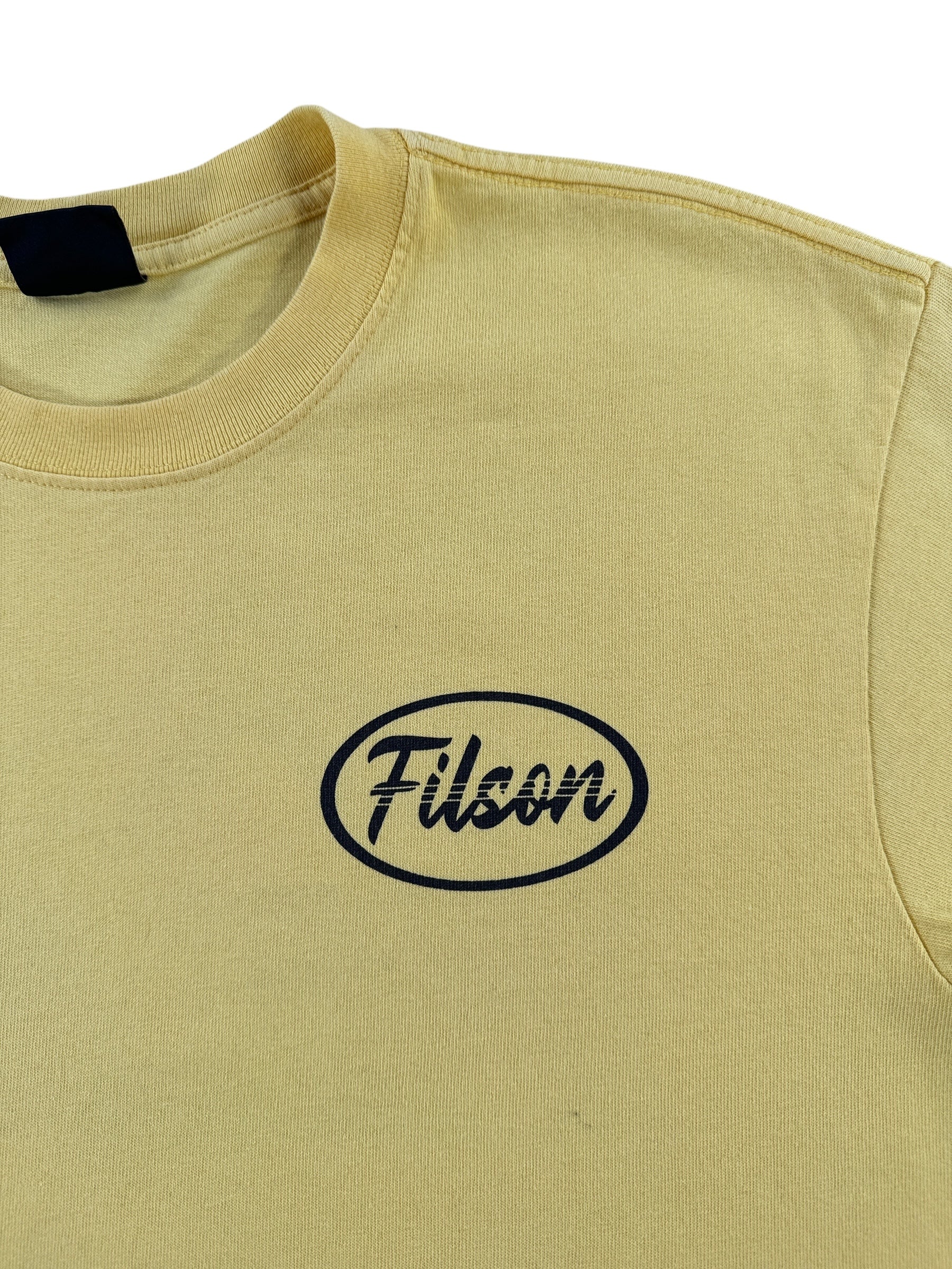 Graphic of Yellow Filson Frontier Graphic Tee SZ M