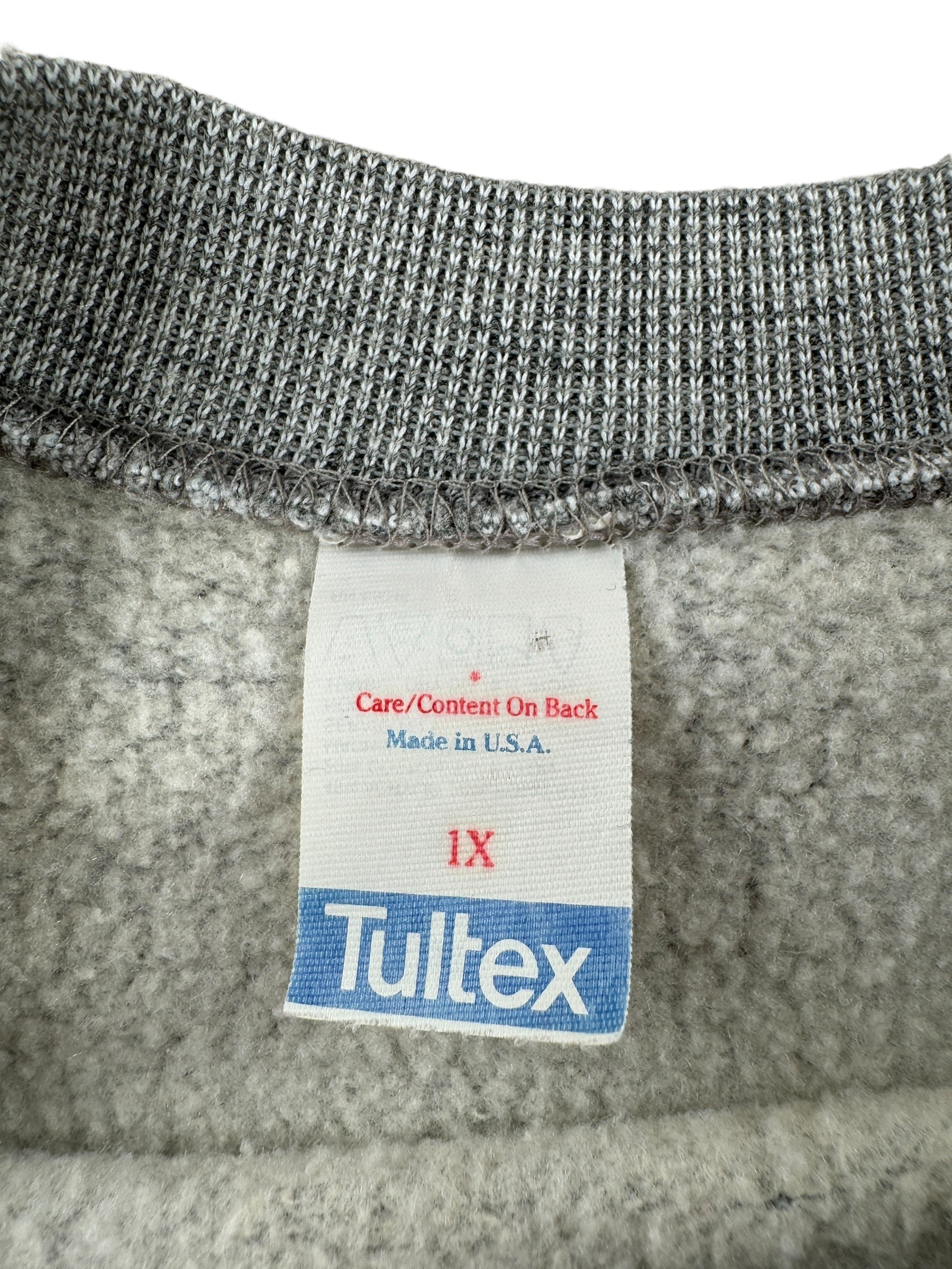 Tag on Vintage Tultex Grey Seagull Crewneck SZ S