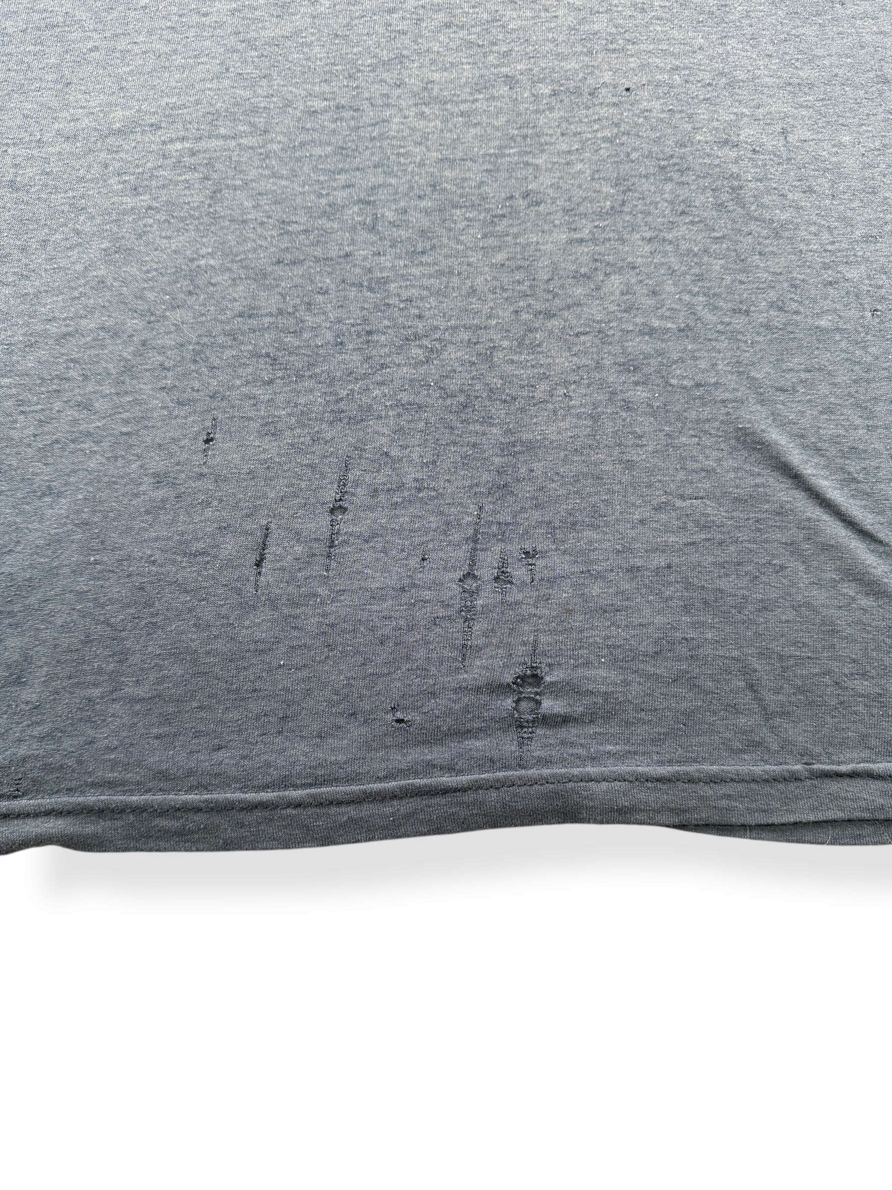 Holes on Vintage Threadbare Blue FOTL Pocket Tee SZ M