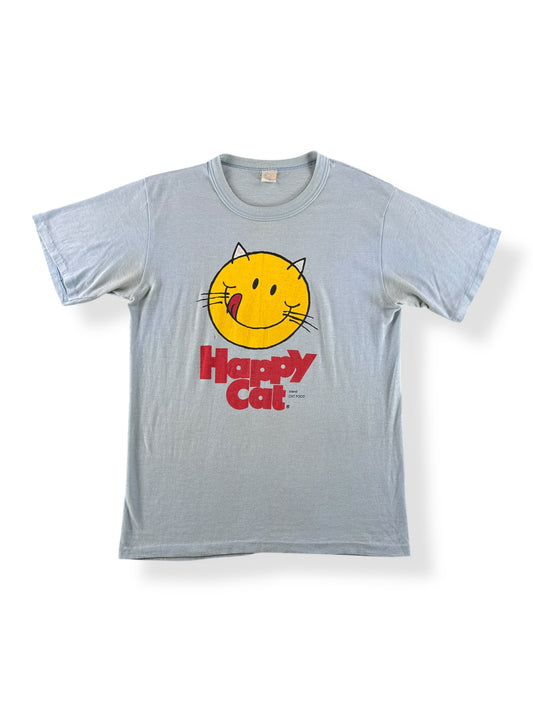 Front of Happy Cat Smiley Tee SZ M