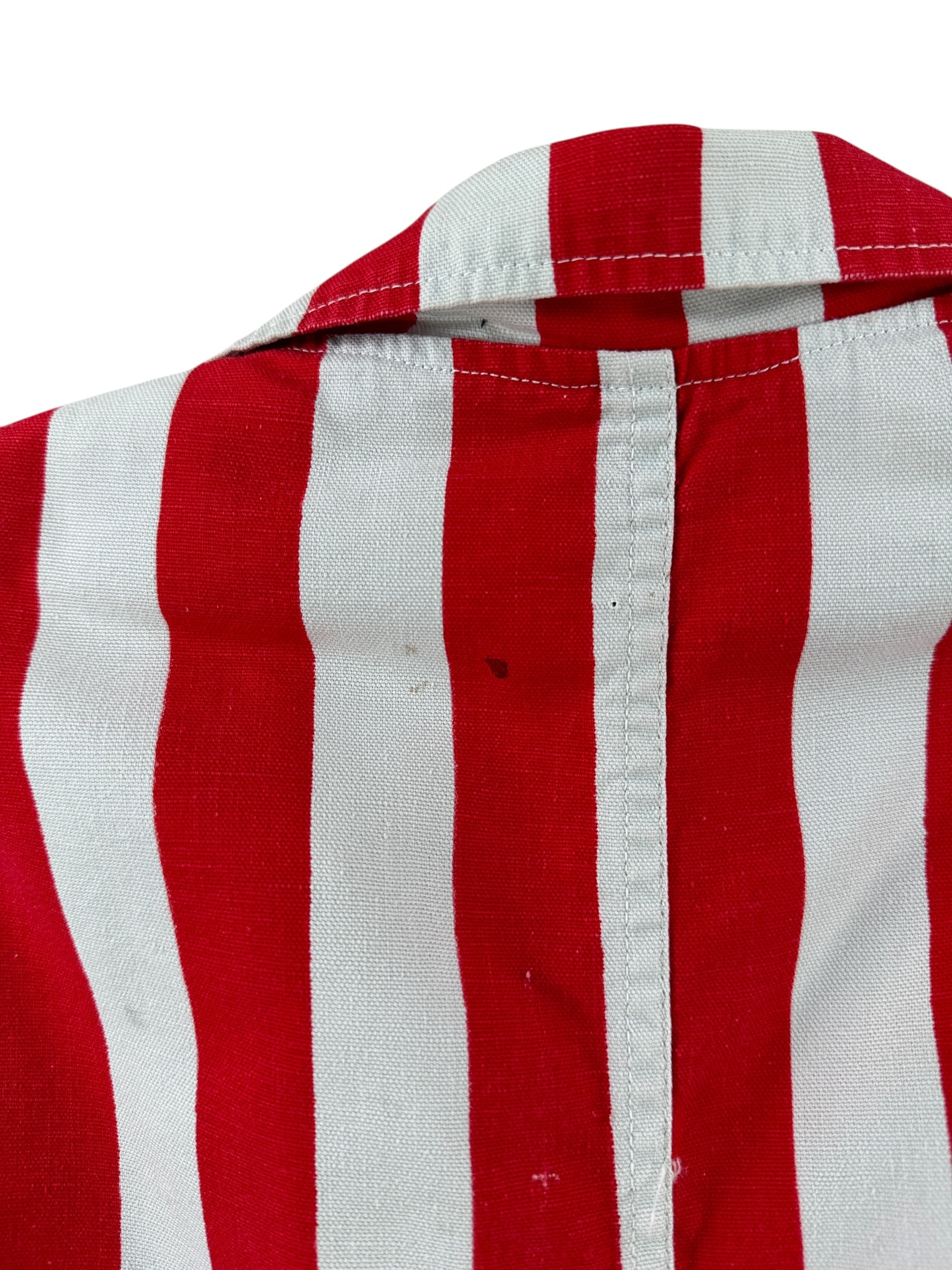 Stain on Vintage Seattle Costume Shop Brocklinds Striped Jacket SZ L