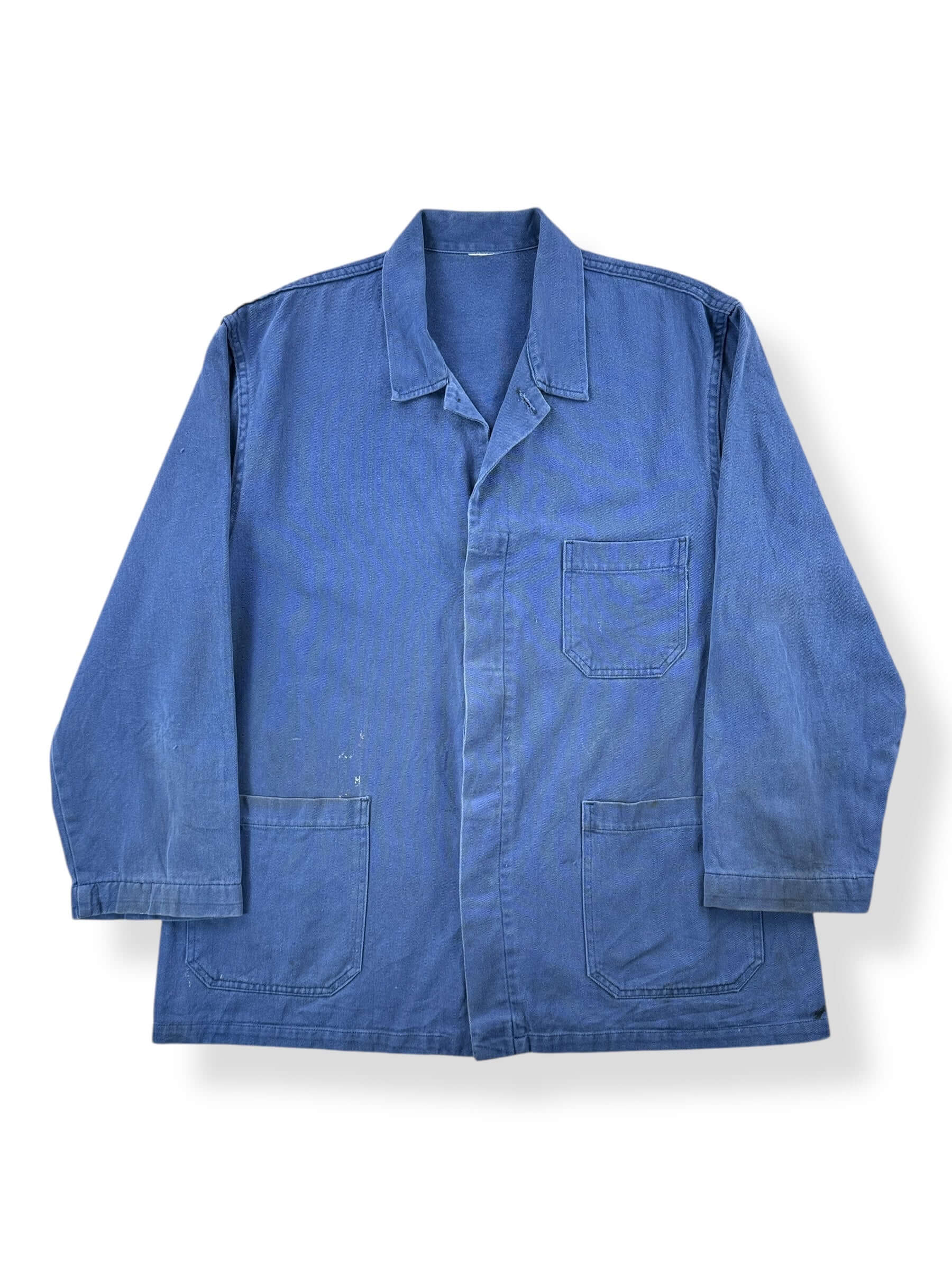 Front of Vintage French Chore Coat SZ XL