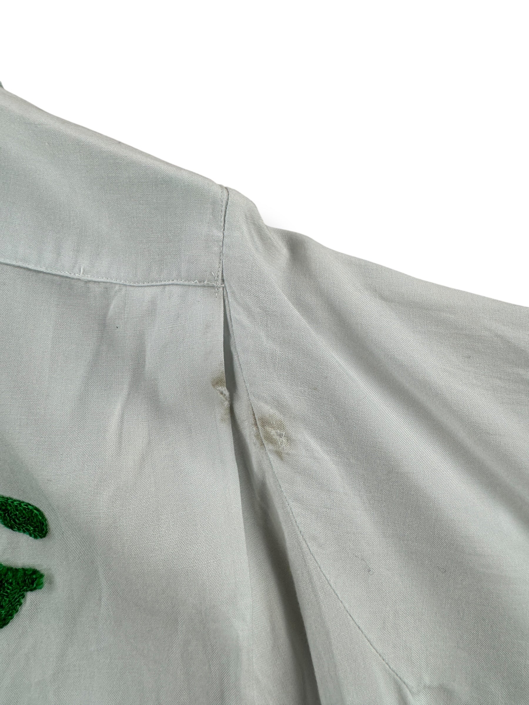 Stain on Vintage Boeing Bowling Shirt SZ S AS IS