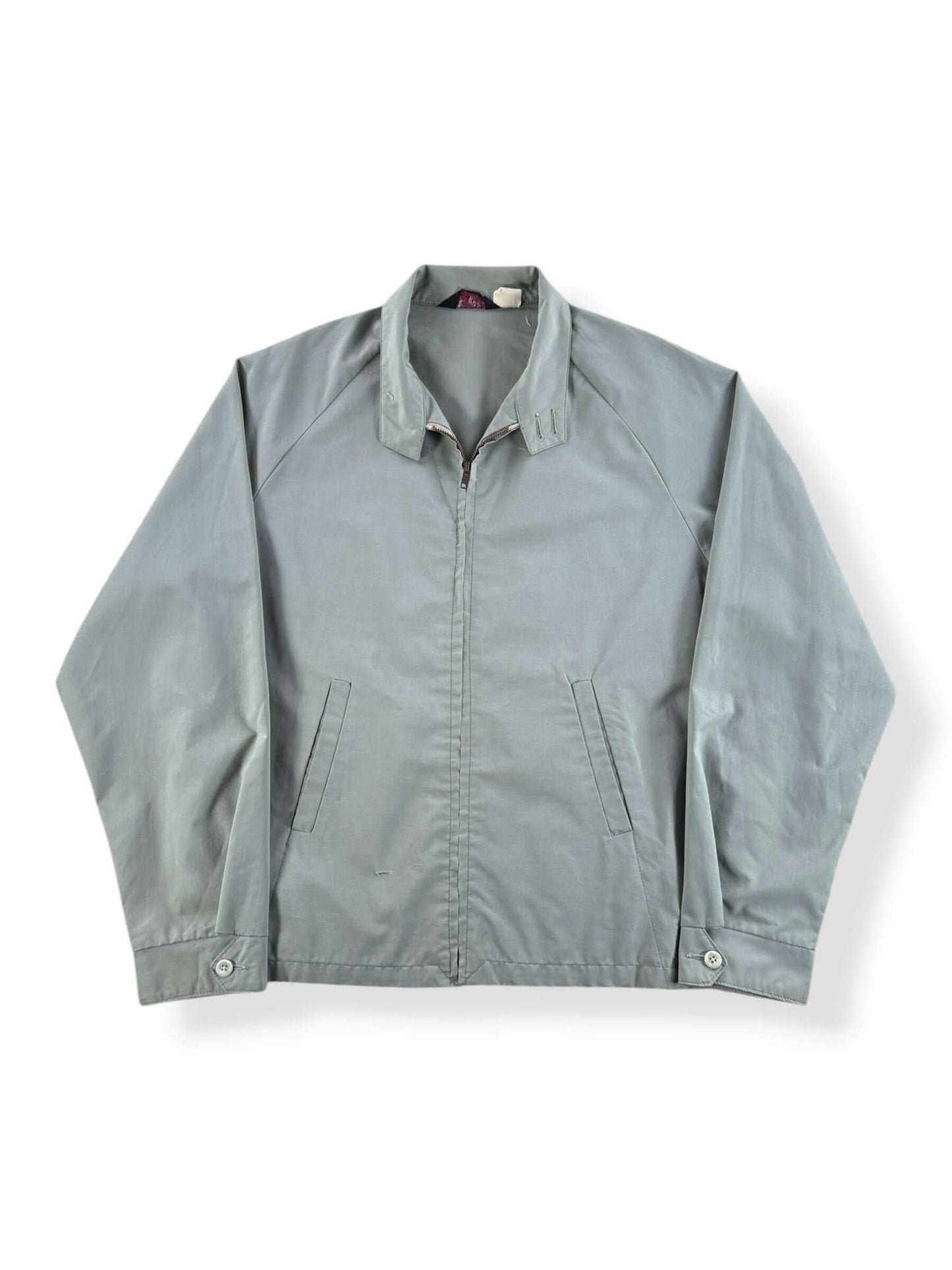 Front of Vintage Grey Towncraft Herrington Jacket SZ L - AS IS