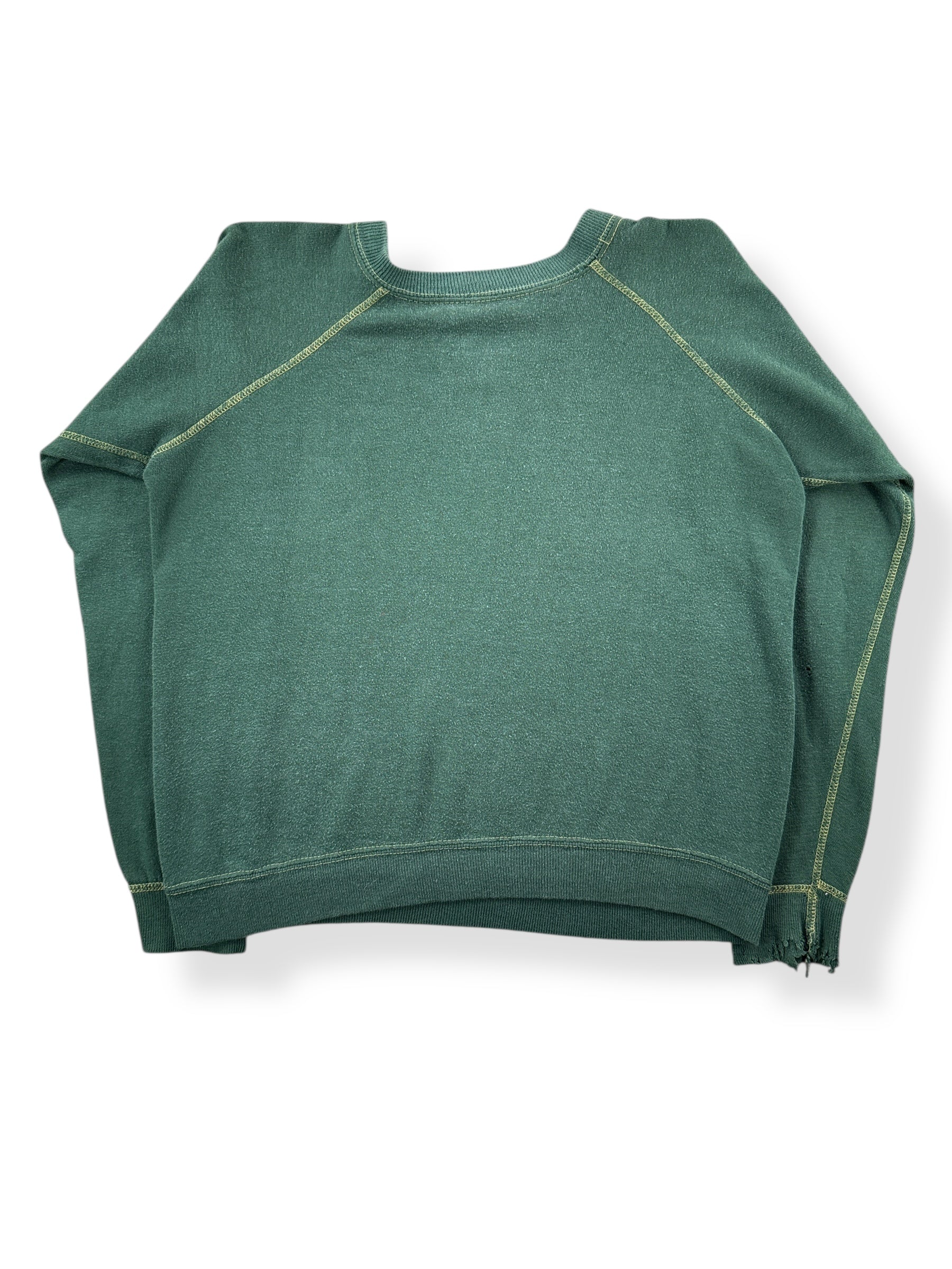 Back of Vintage Penney's Forest Green Crewneck SZ S