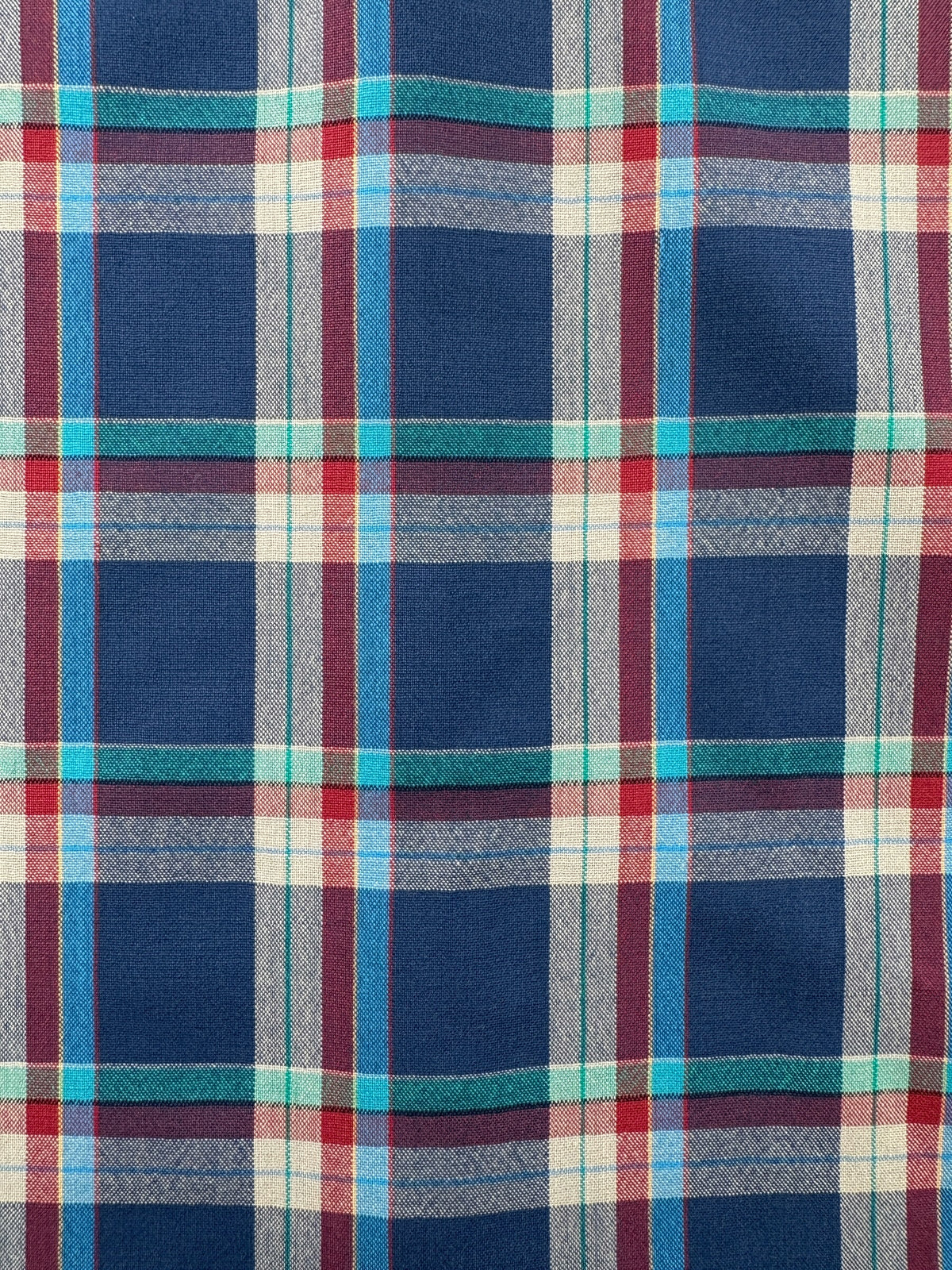 Plaid on Vintage Sir Pendleton Blue Plaid Button Down SZ M