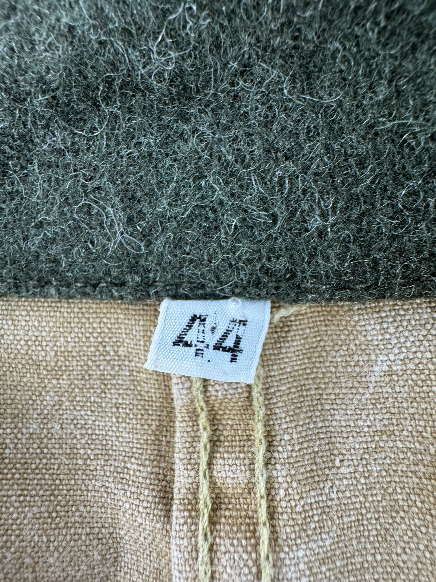 Tag on Vintage Filson Style 64 Tin Cloth Jacket SZ 44