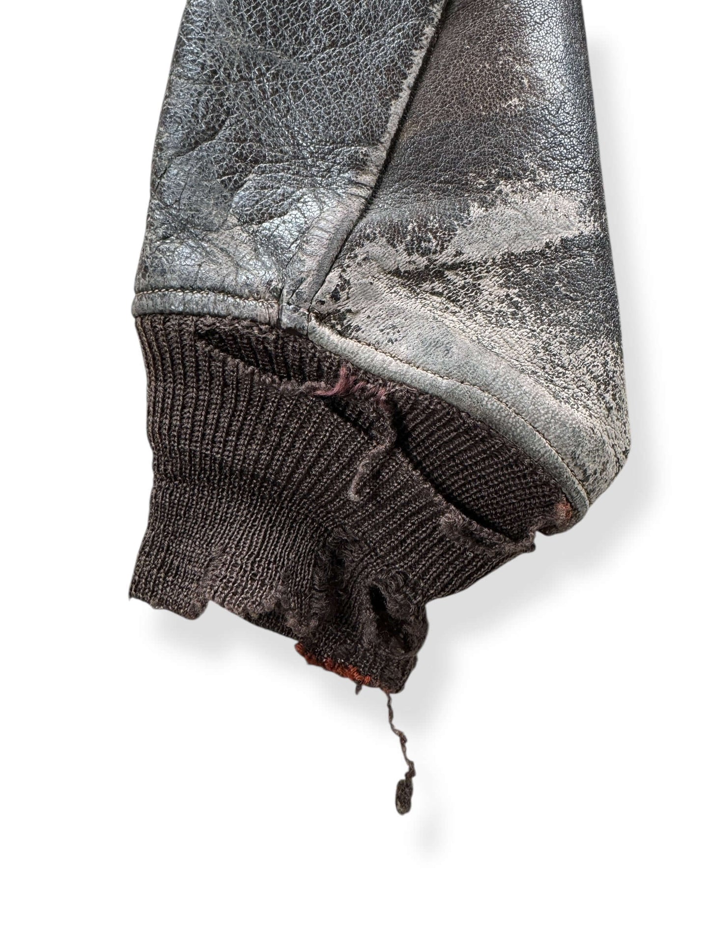 Cuff on Vintage USN G-1 Flight Jacket SZ 42 AS IS