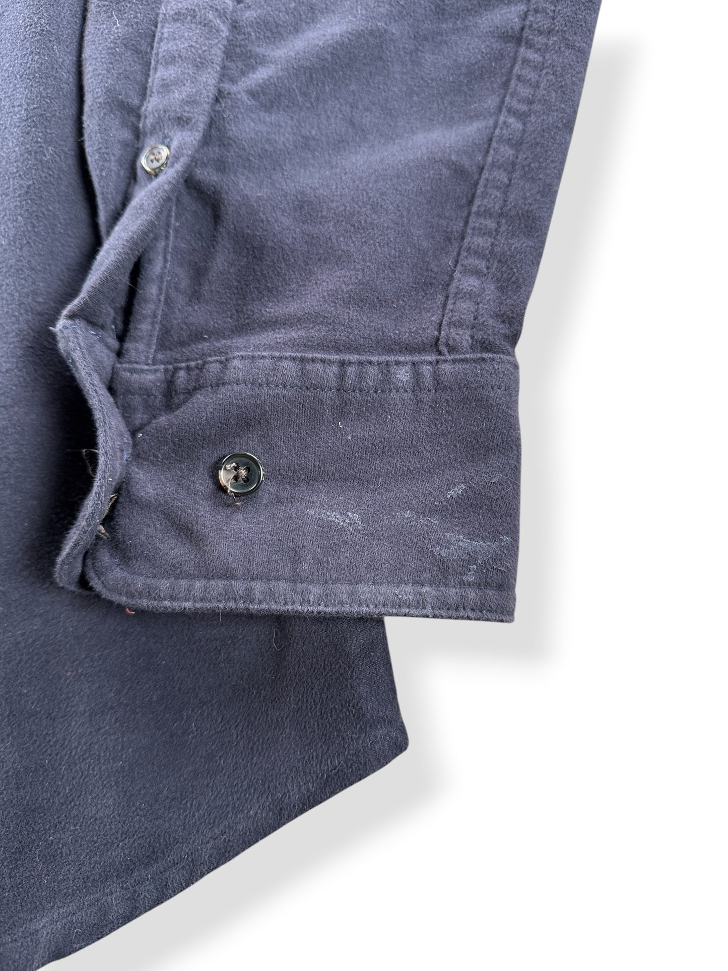 Staining on Filson Moleskin Alaska Guide Shirt SZ L - AS IS