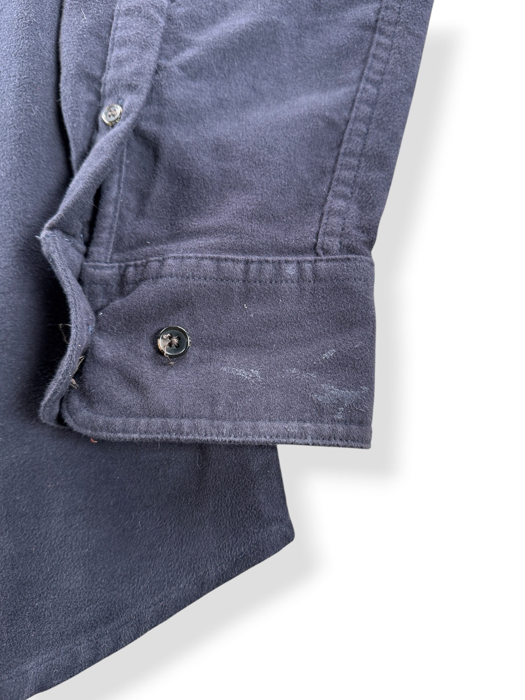 Staining on Filson Moleskin Alaska Guide Shirt SZ L - AS IS