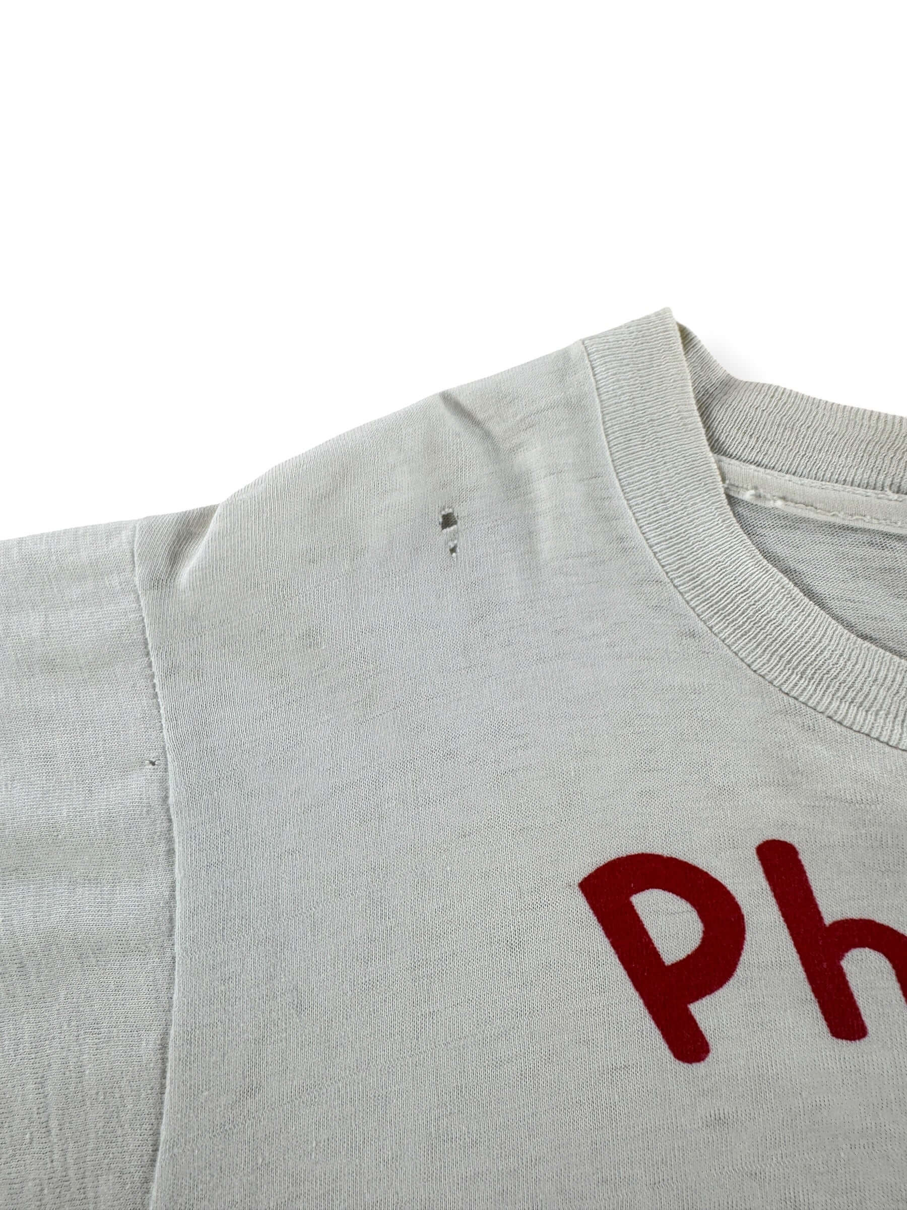 Hole on Vintage BSA Philmont Scout Ranch Tee SZ S