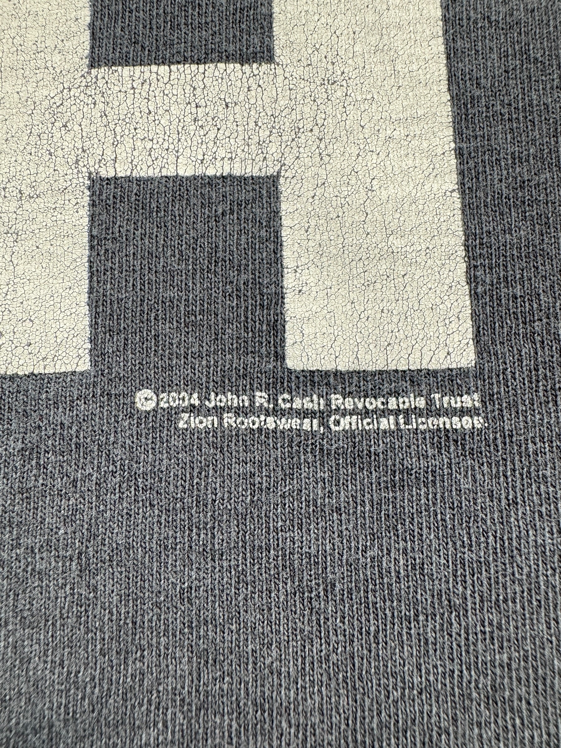 Trademark on Vintage 2004 Johnny Cash Tee SZ M