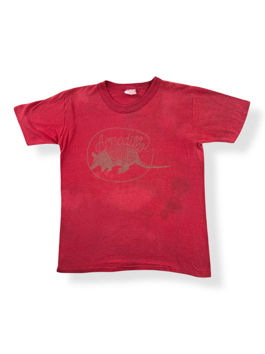 Front of Vintage 70s Faded Armadillo Tee SZ S