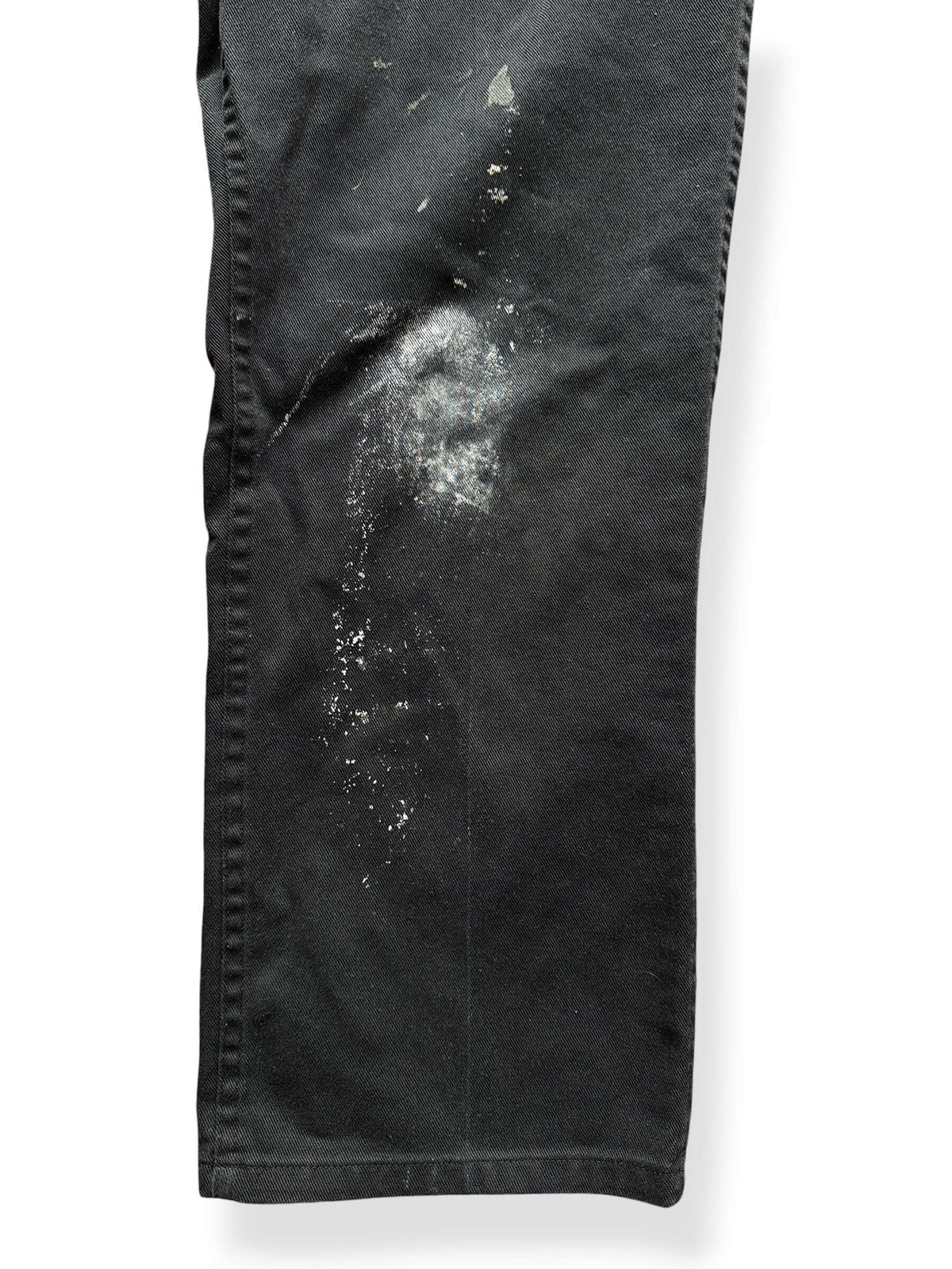 Paint on leg of Ben Davis Black Paint Splattered Pants W33