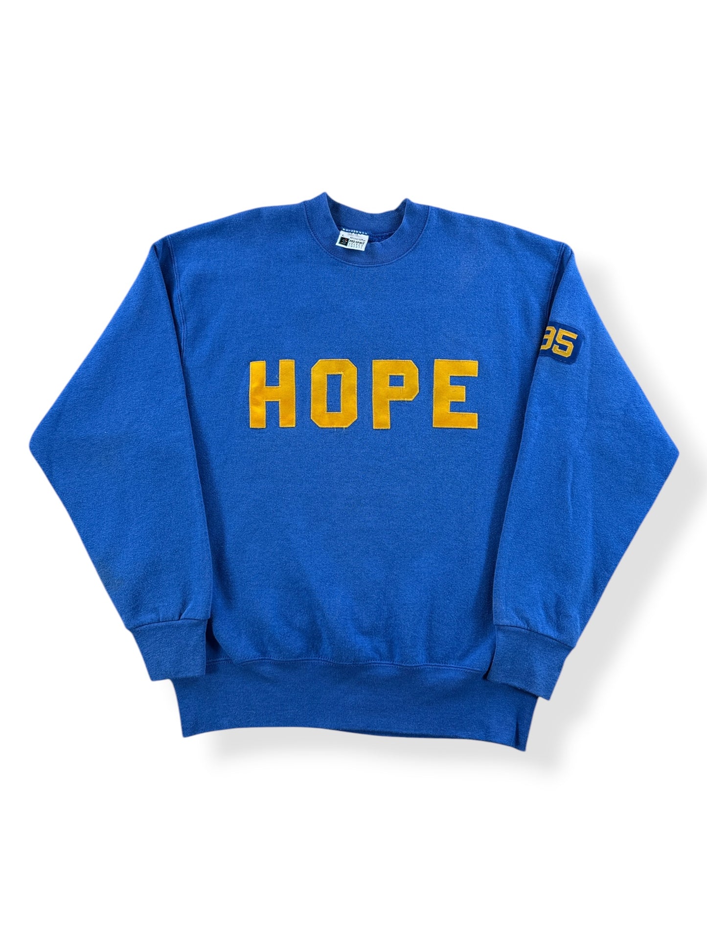 Front of Vintage Pro Spirit HOPE Crewneck SZ L