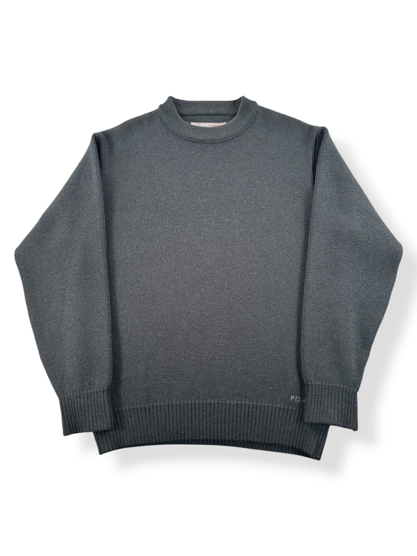 Front of Filson Dark Timber Crewneck Guide Sweater SZ L