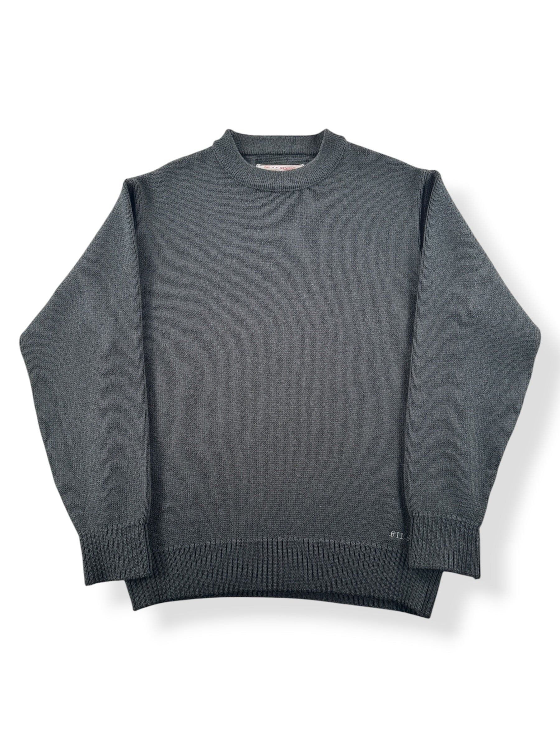 Front of Filson Dark Timber Crewneck Guide Sweater SZ L