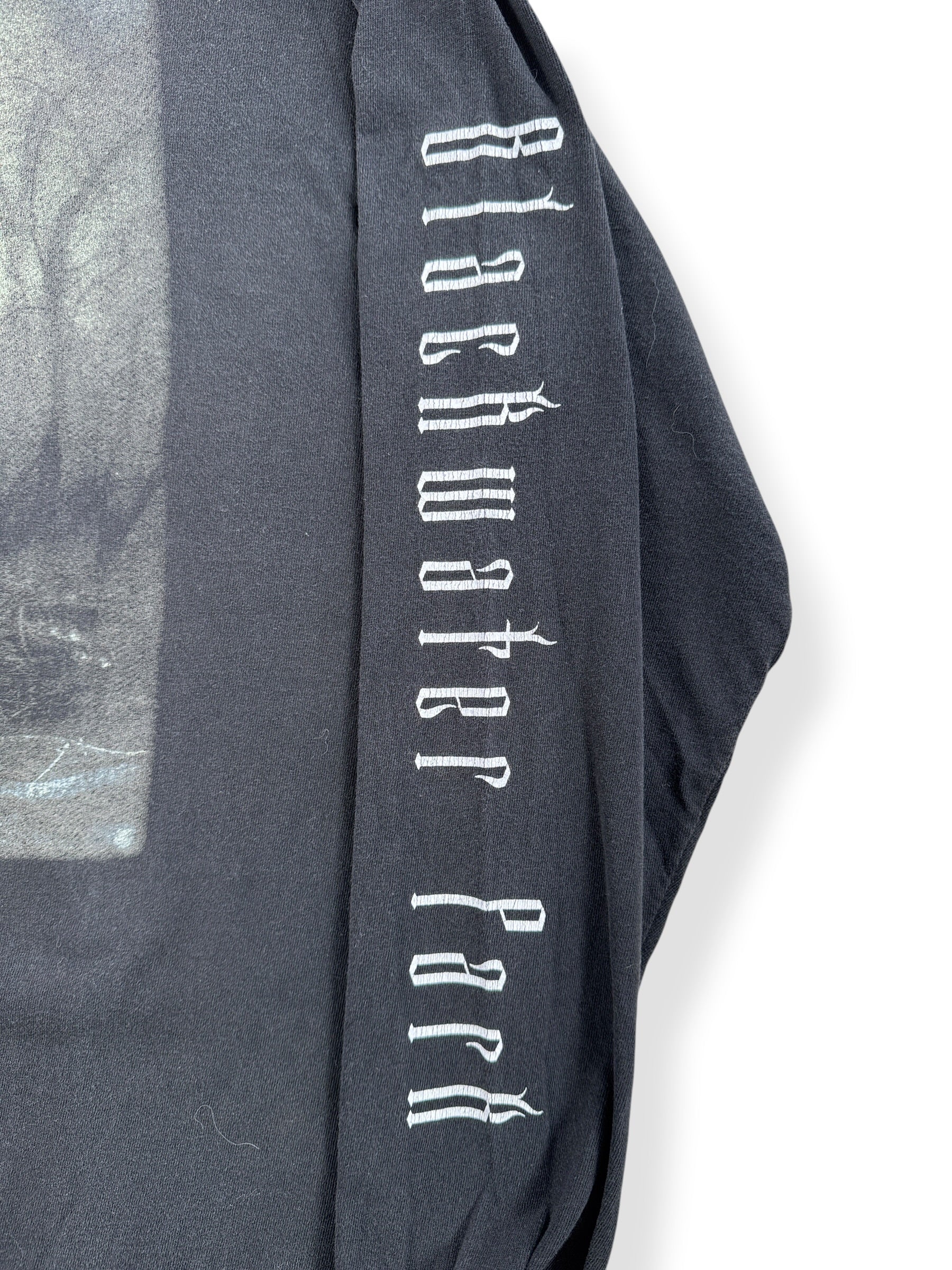 Sleeve graphic on Vintage Opeth 2001 Backwater Park Tour Tee SZ XL