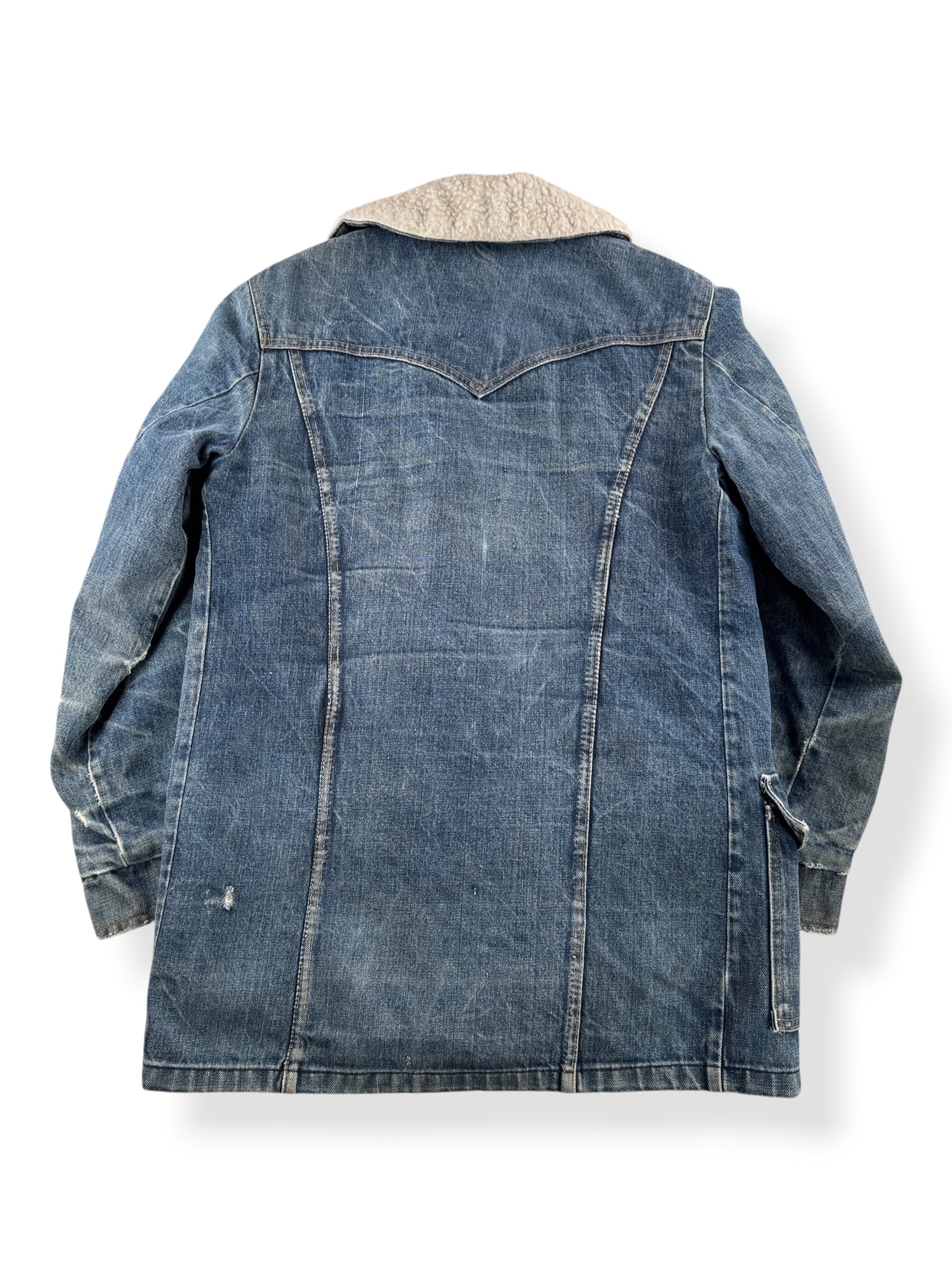 Back of Vintage 70’s Faded Lee Storm Rider Sherpa Jacket SZ L