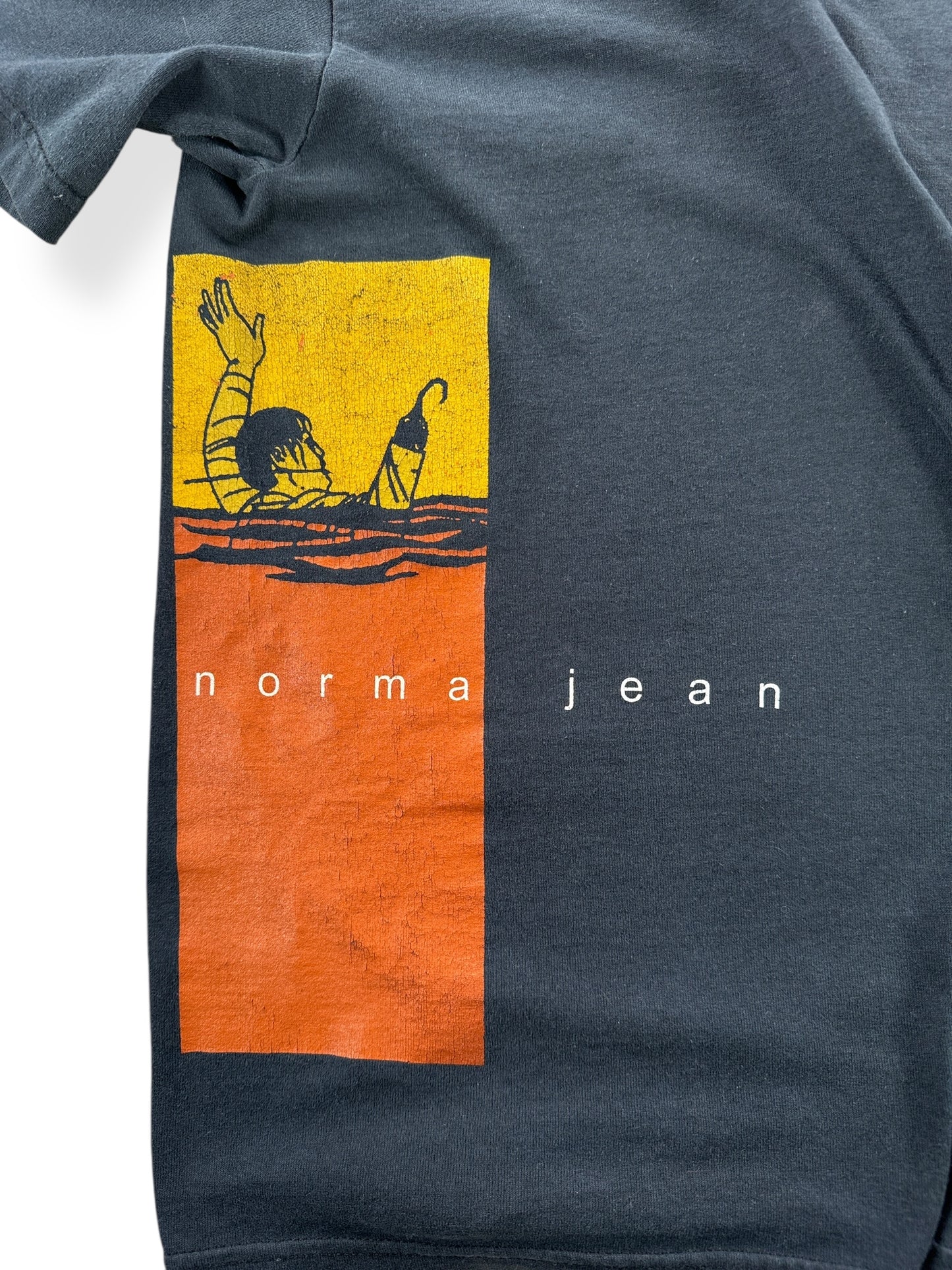 Graphic on Vintage Norma Jean Noisecore Band Tee SZ S