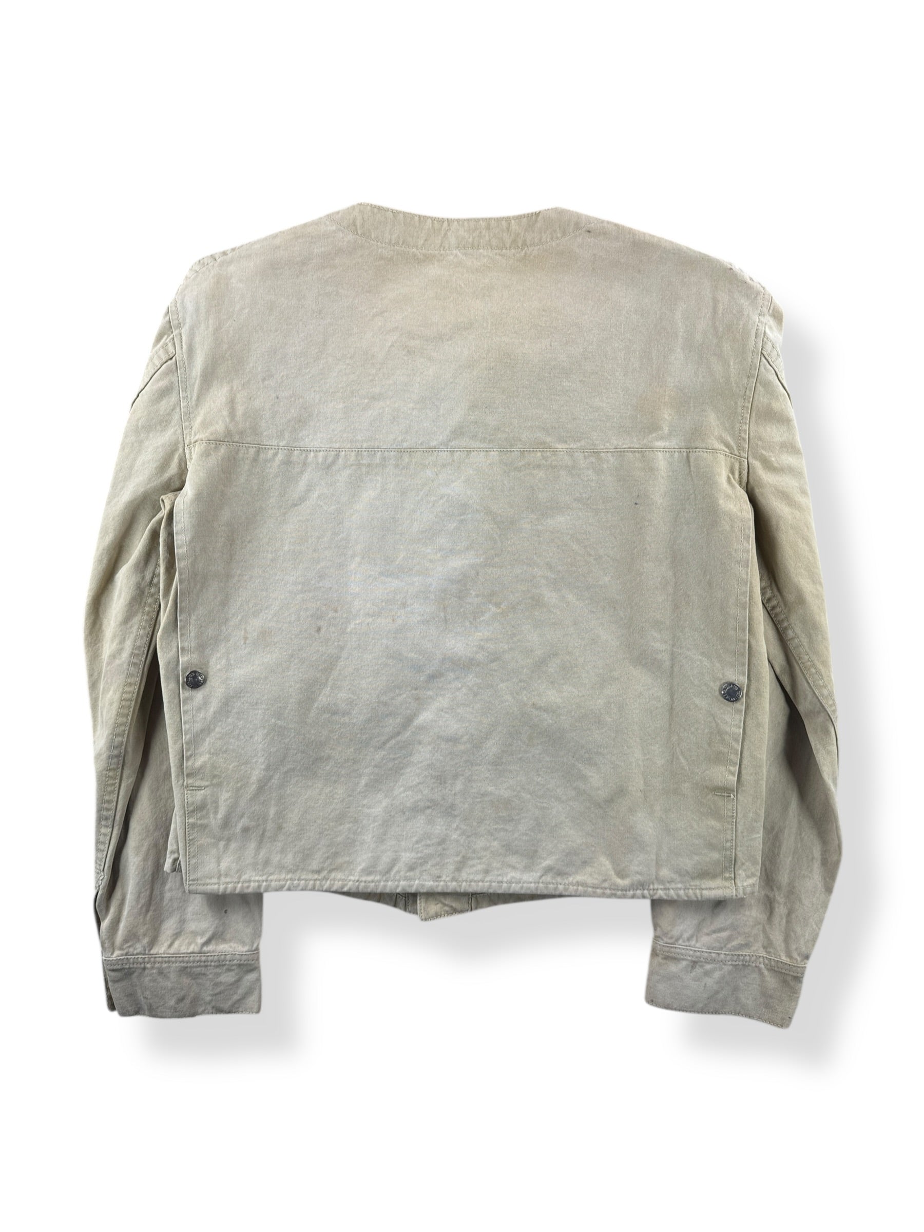 Back of Vintage 40s Era Filson Vest With Sleeves SZ 36