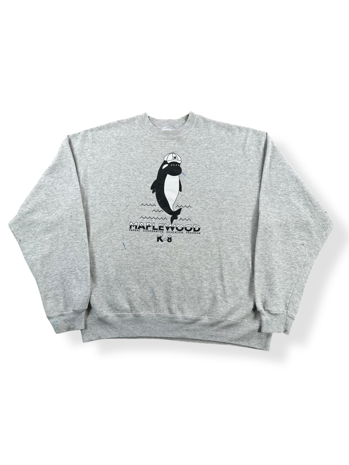 Front of Vintage Maplewood Swim Crewneck SZ XXL