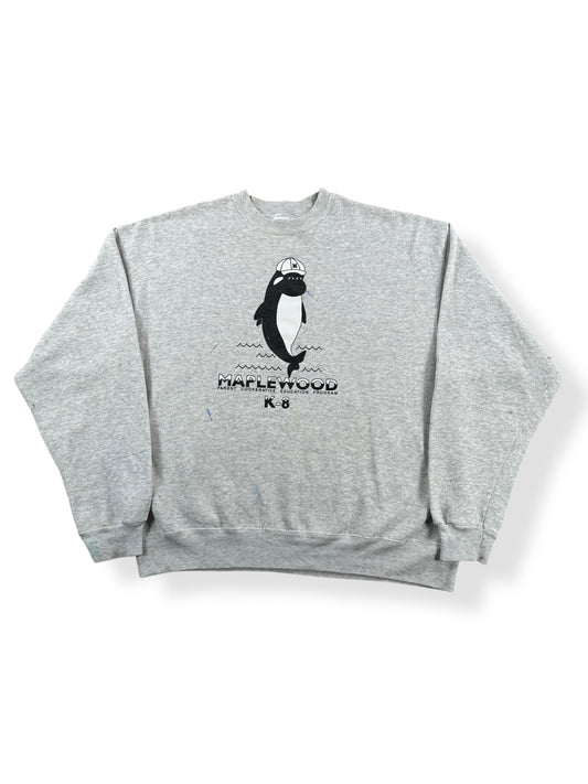 Front of Vintage Maplewood Swim Crewneck SZ XXL