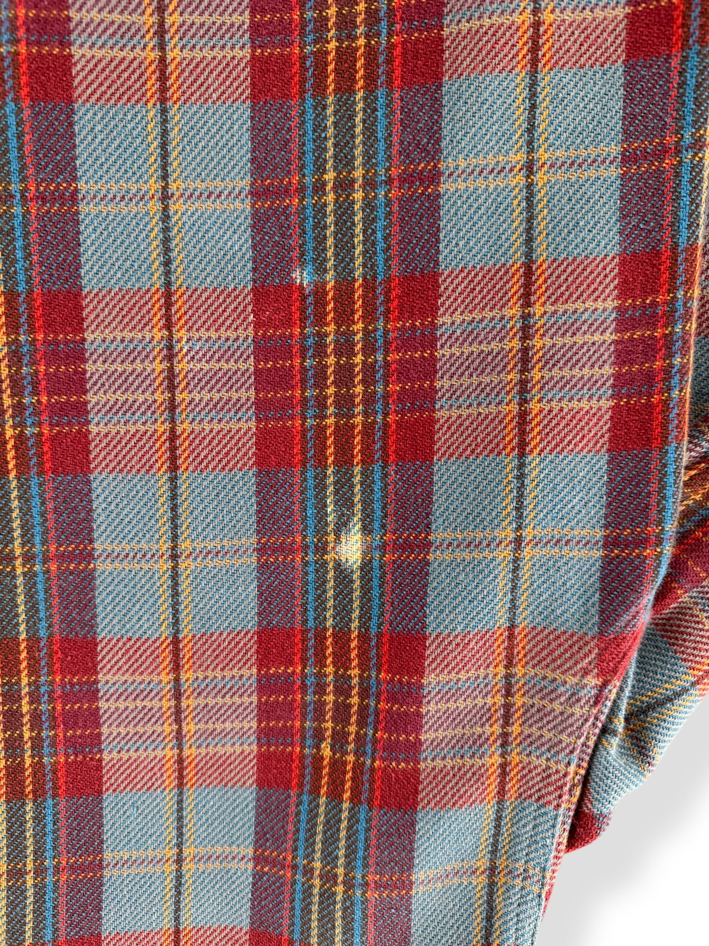 Staining on Vintage Big Mac Cotton Flannel SZ XL Tall