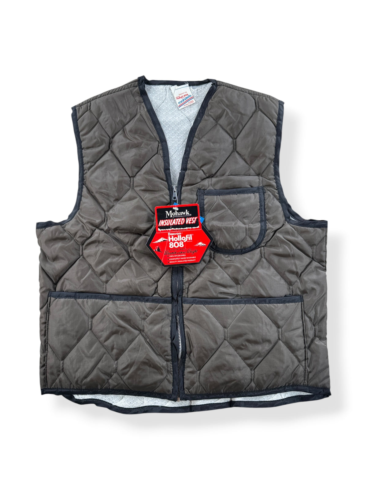 Front of Vintage NOS Mohawk Dacron Vest SZ M