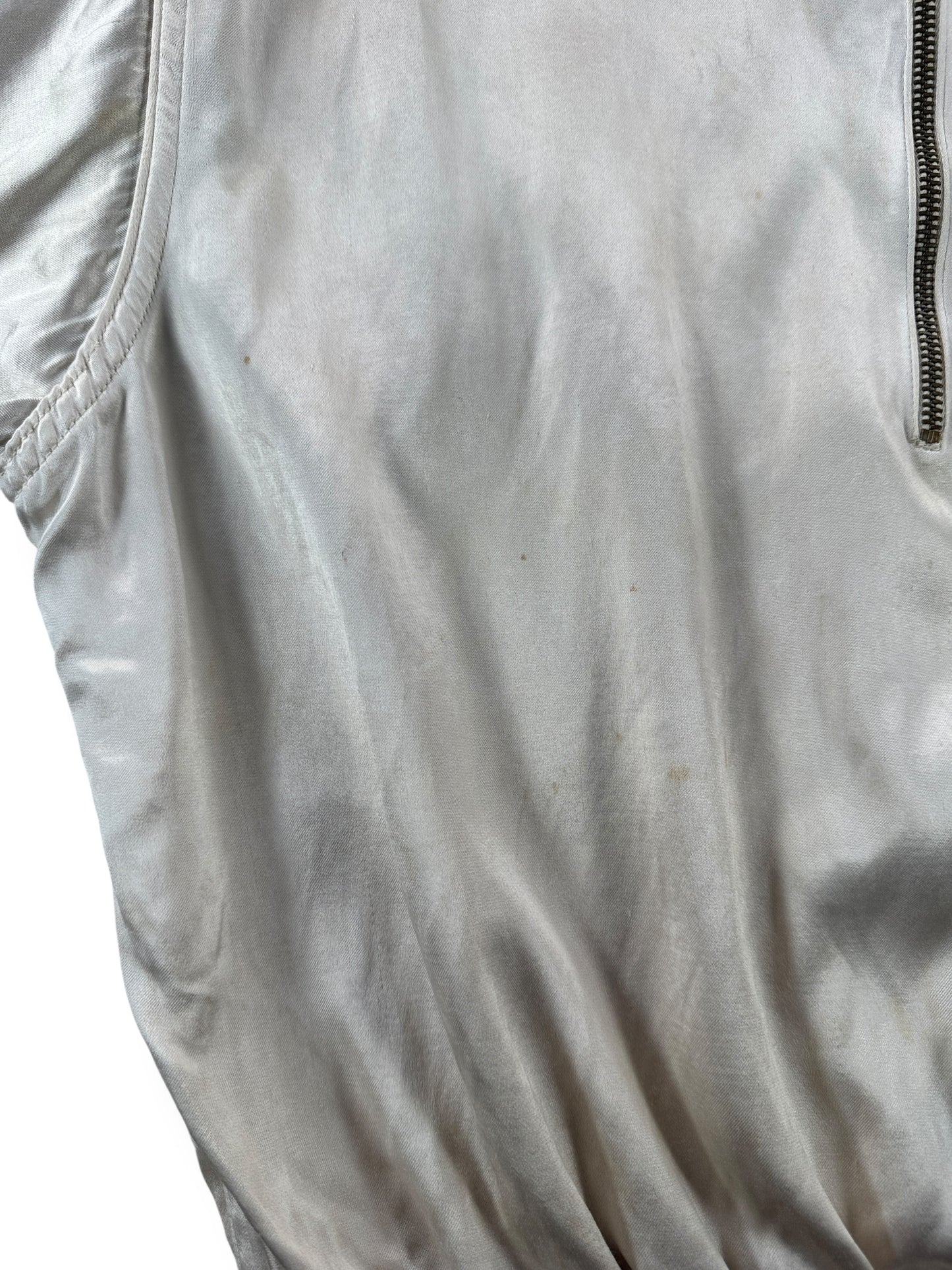 Wear on Vintage Satin OHHS WIldcats Warm Up Top SZ L