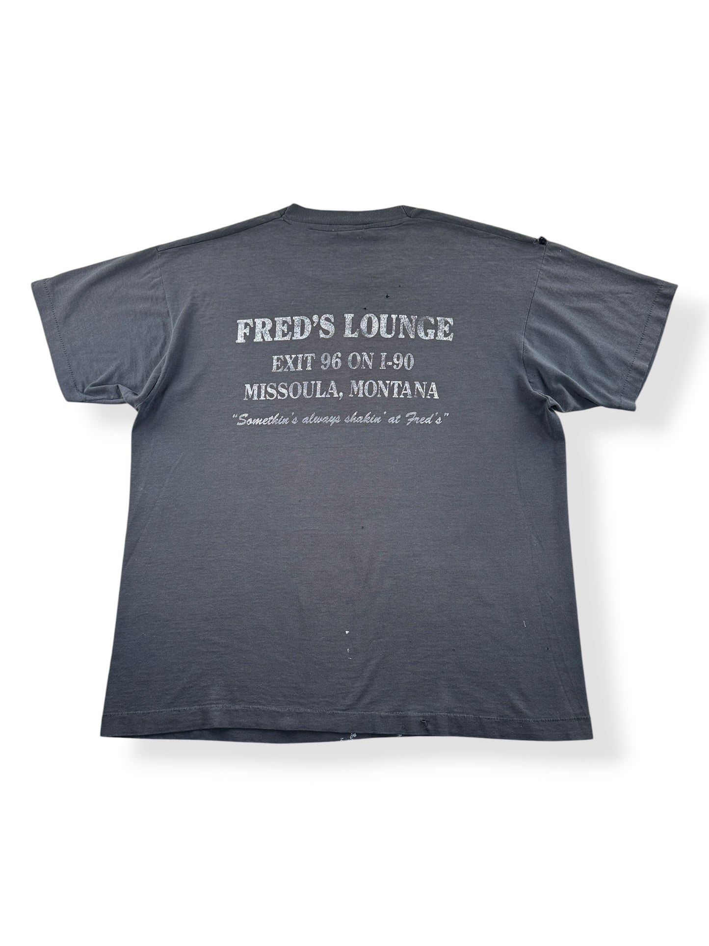 Back of Vintage 80s Perfectly Thrashed Sex/Bar Tee SZ XL