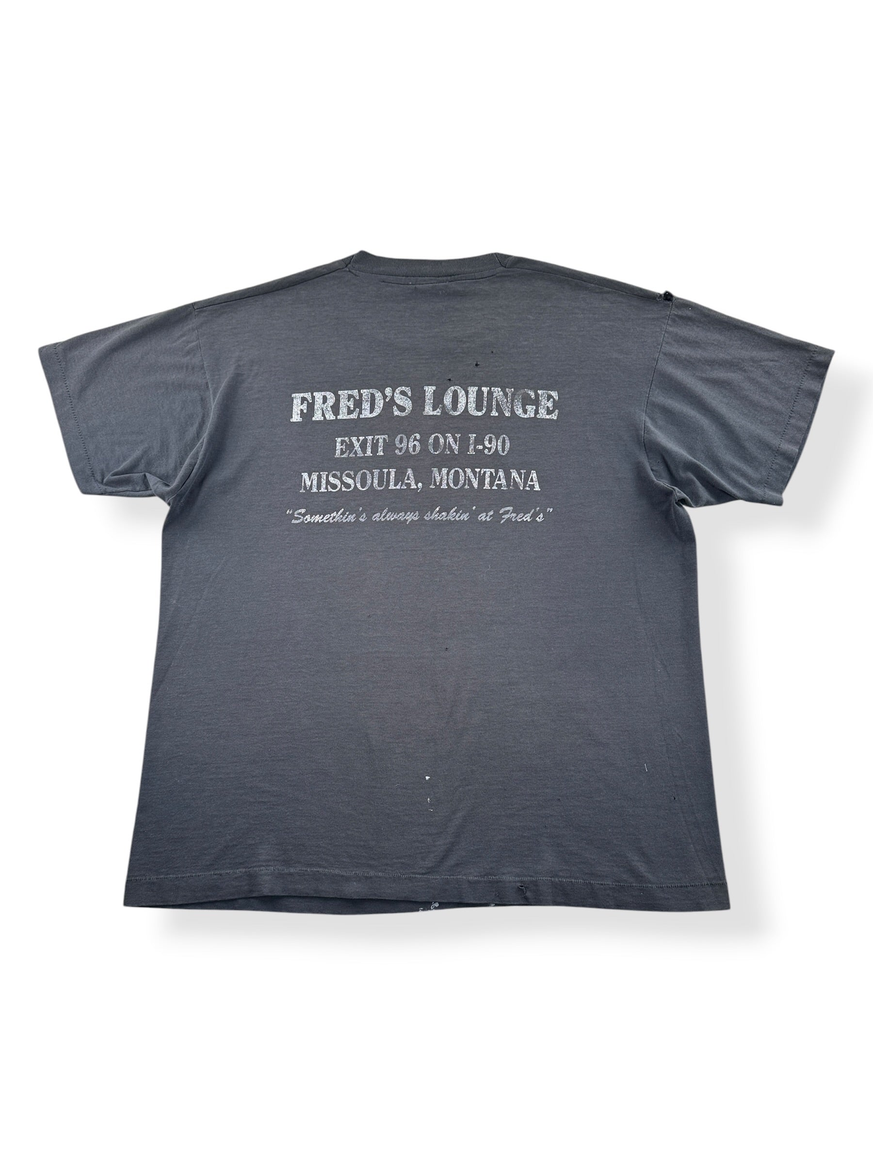 Back of Vintage 80s Perfectly Thrashed Sex/Bar Tee SZ XL
