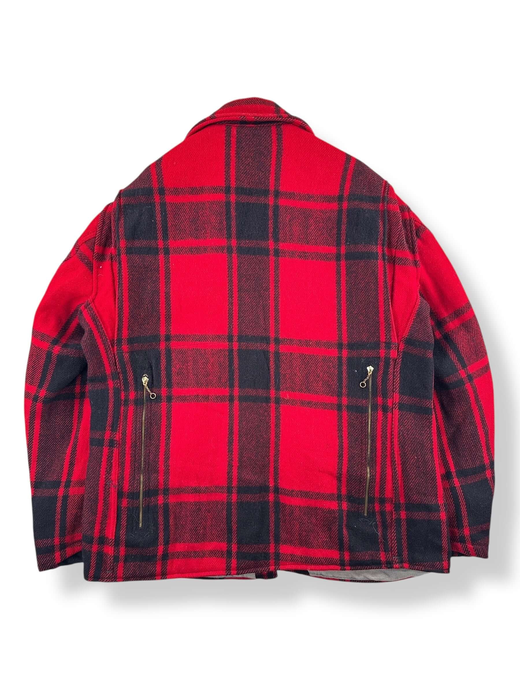 Back of Vintage Soo Woolen Mills Wool Cruiser Jacket SZ XL