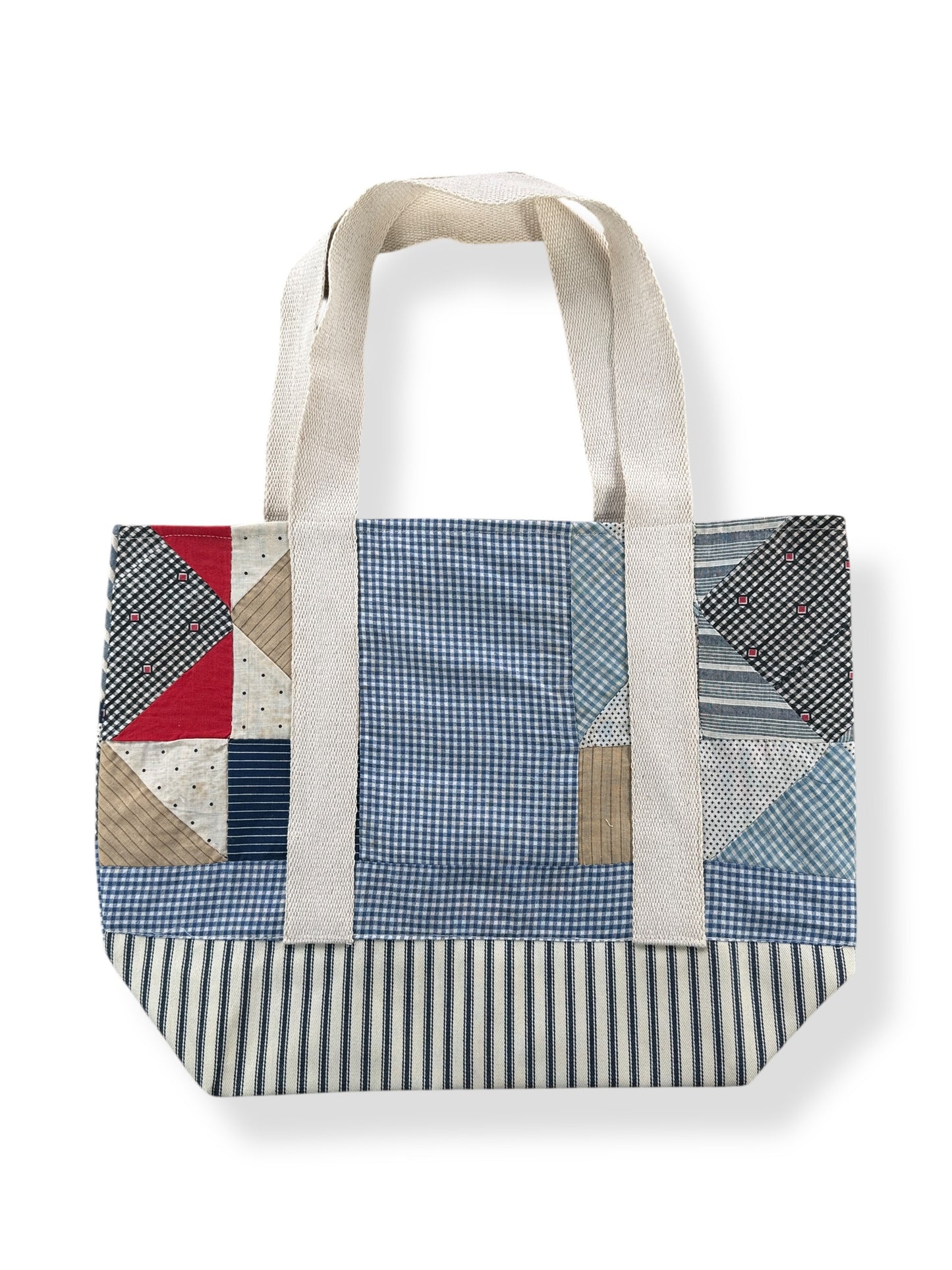 Front of Archive Craft X Barn Owl Vintage Quilt Tote Bag