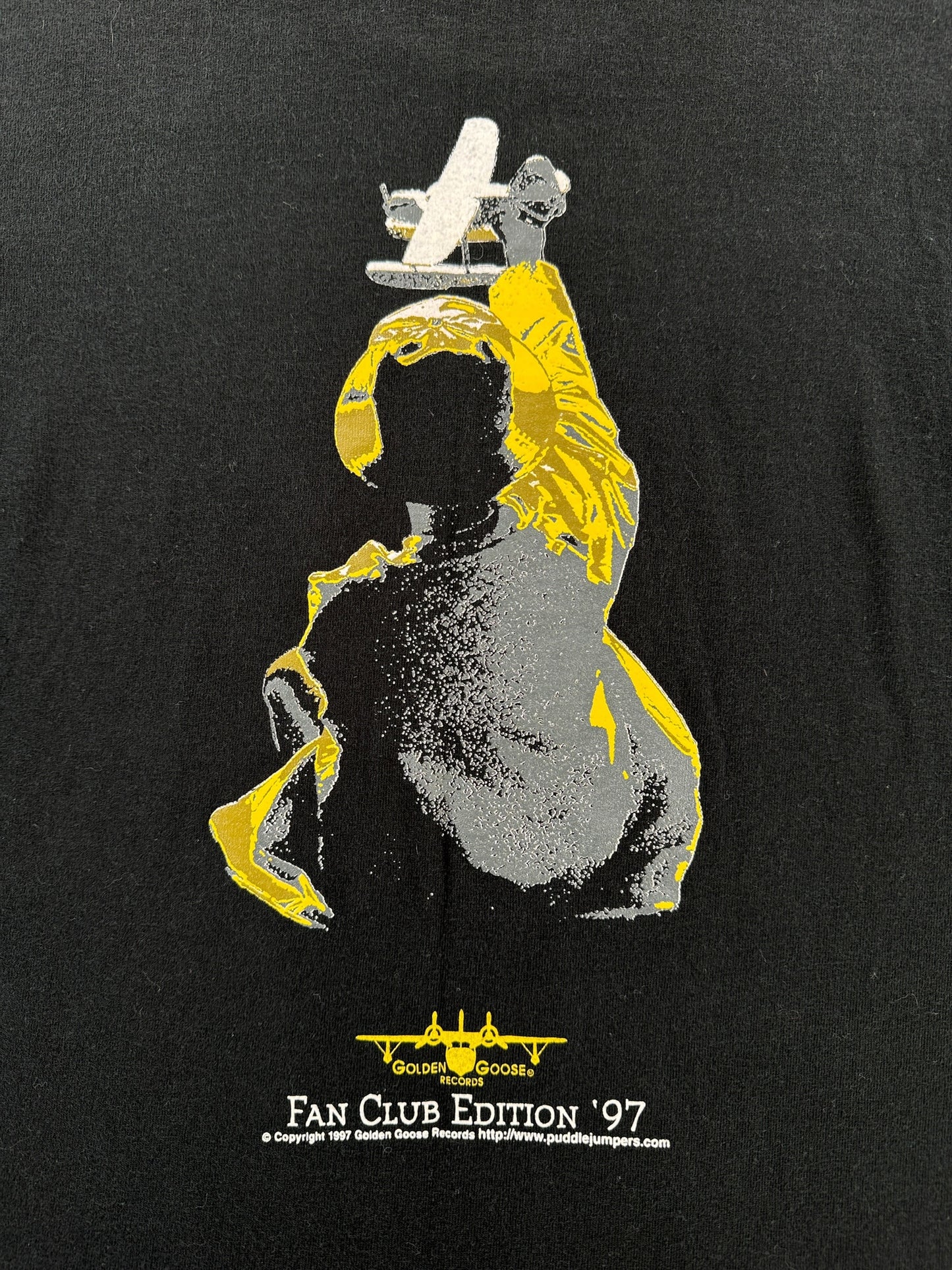 Back Graphic of Vintage Puddle Jumpers Tee SZ L (Fits M)