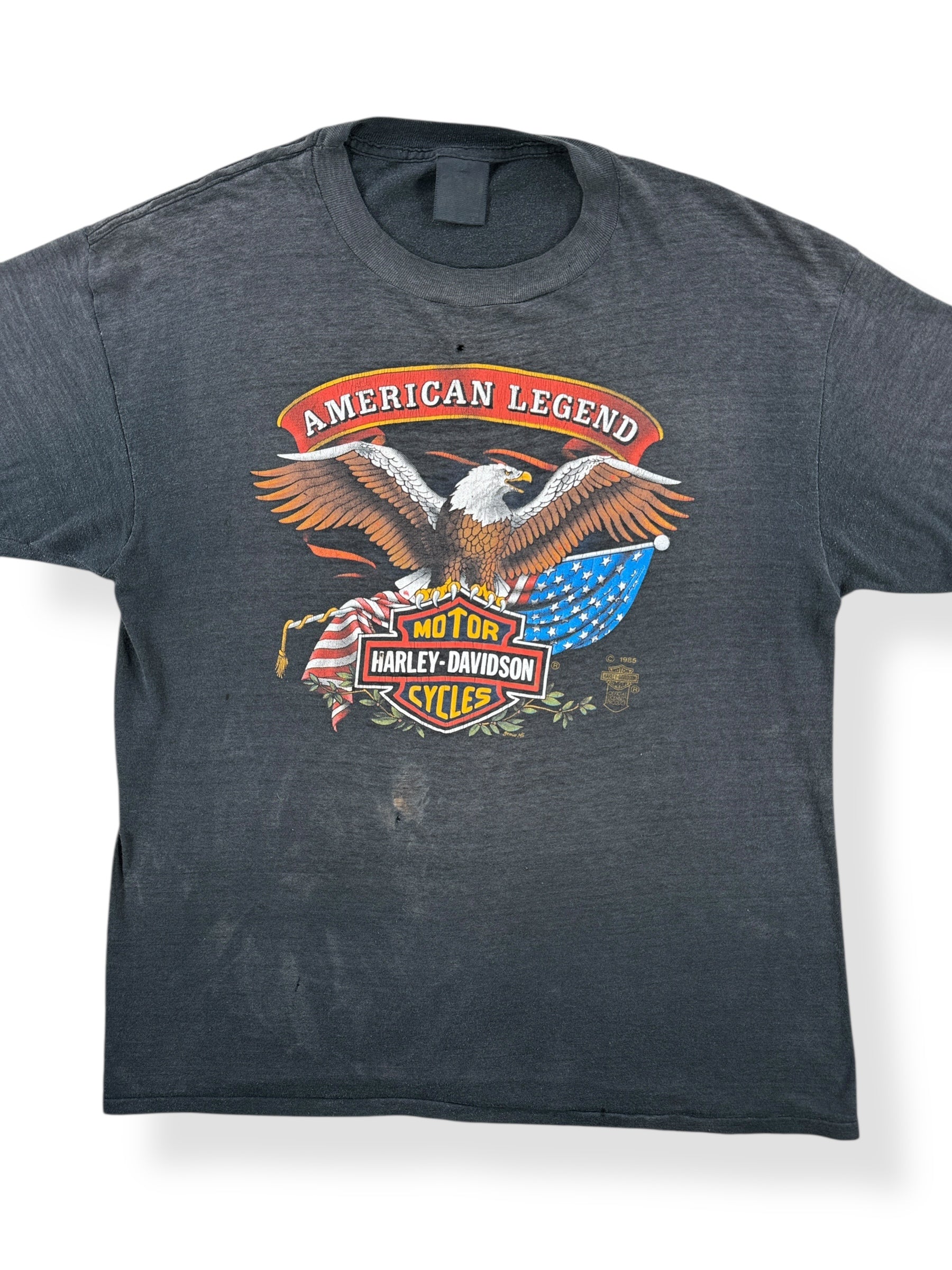 ◆Harley Davidson◆ Pigment Dying American Legend Logo Short 8012892__1__87451.