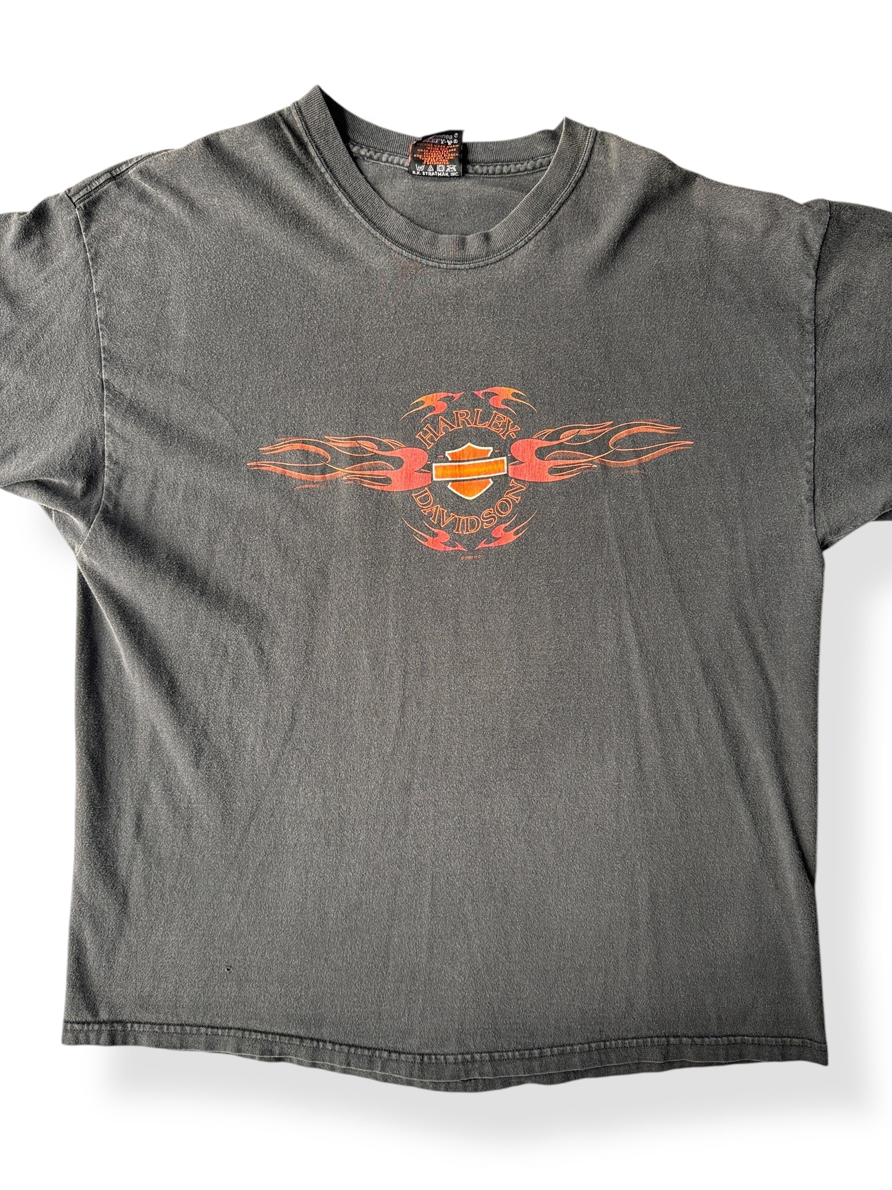 Front Close Up of Eagle Rock Harley Davidson Shop Tee SZ XL