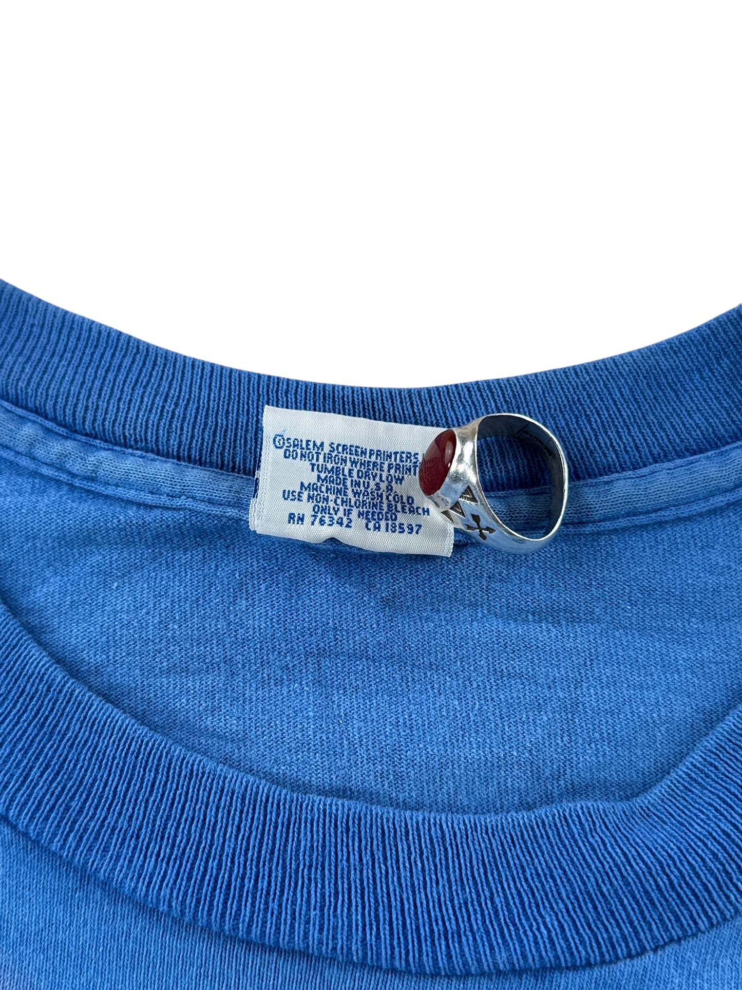 Back of tag on Vintage Seattle Seahawks Tee SZ M