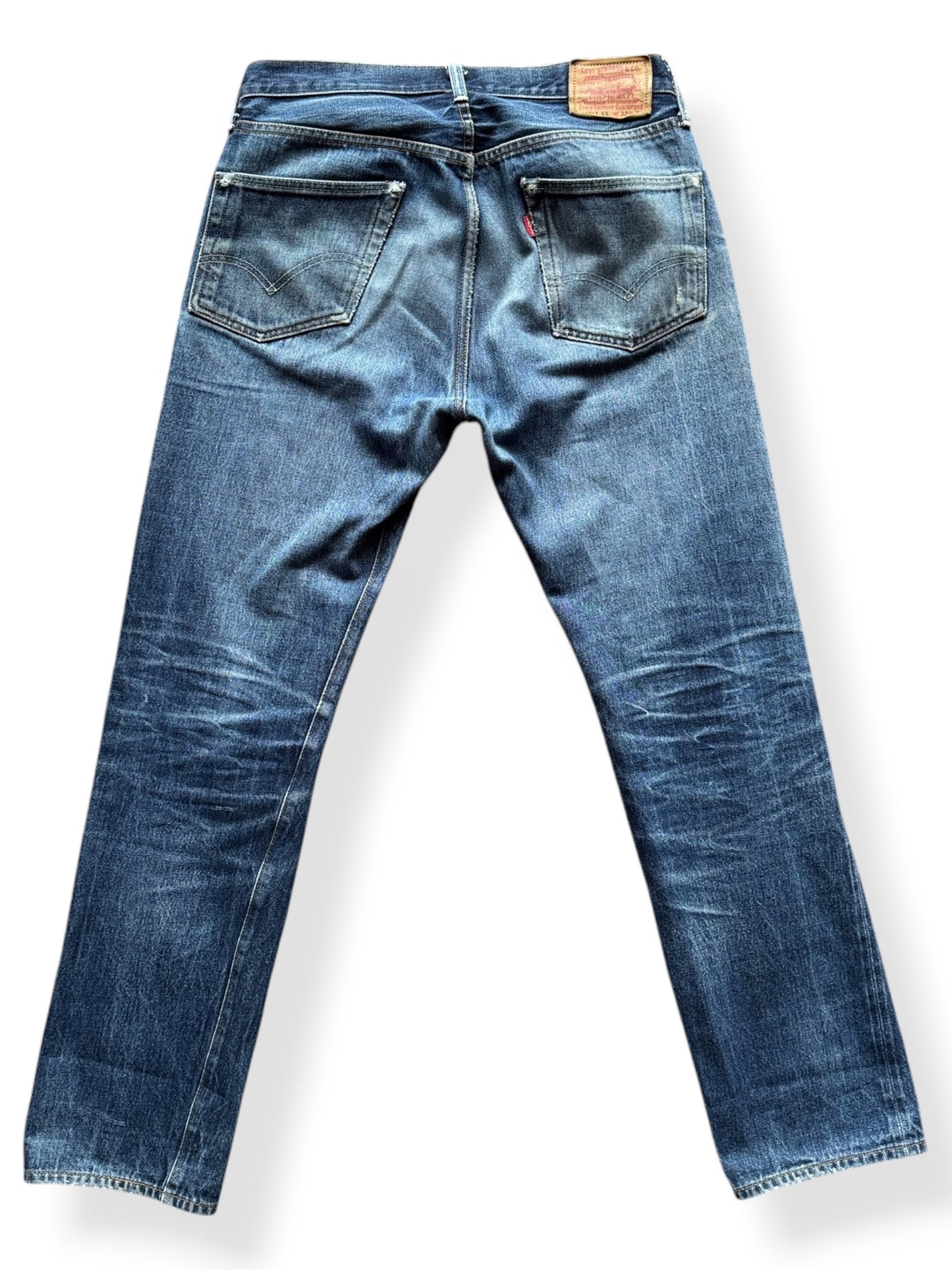 Back of Levi's LVC 501ZXX Jeans W32