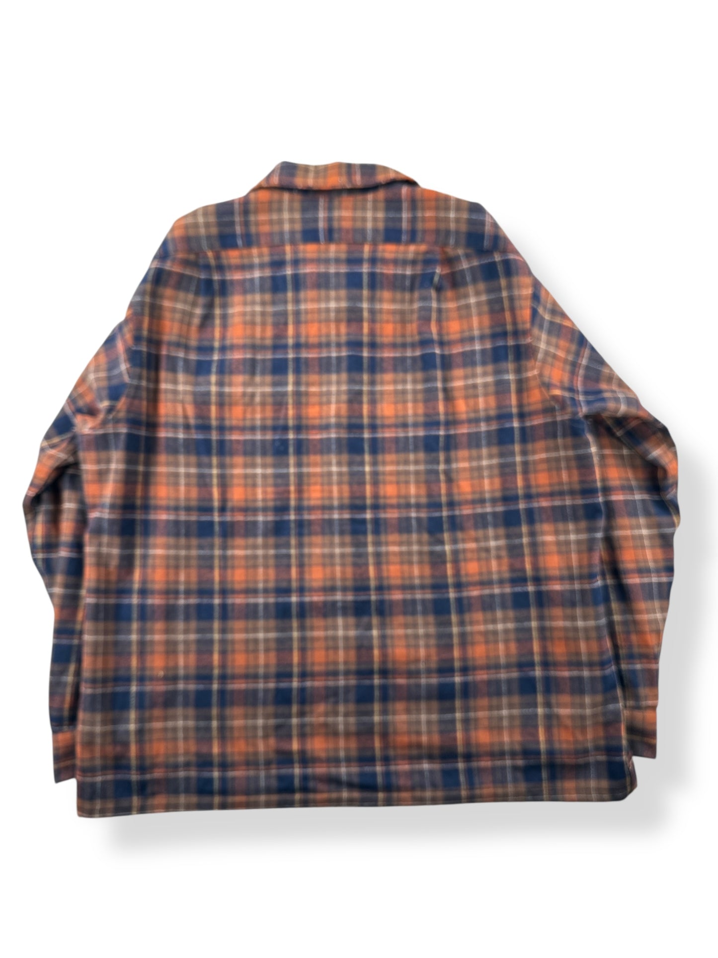 Back of Vintage 60s Pendleton Loop Collar Board Shirt SZ XL