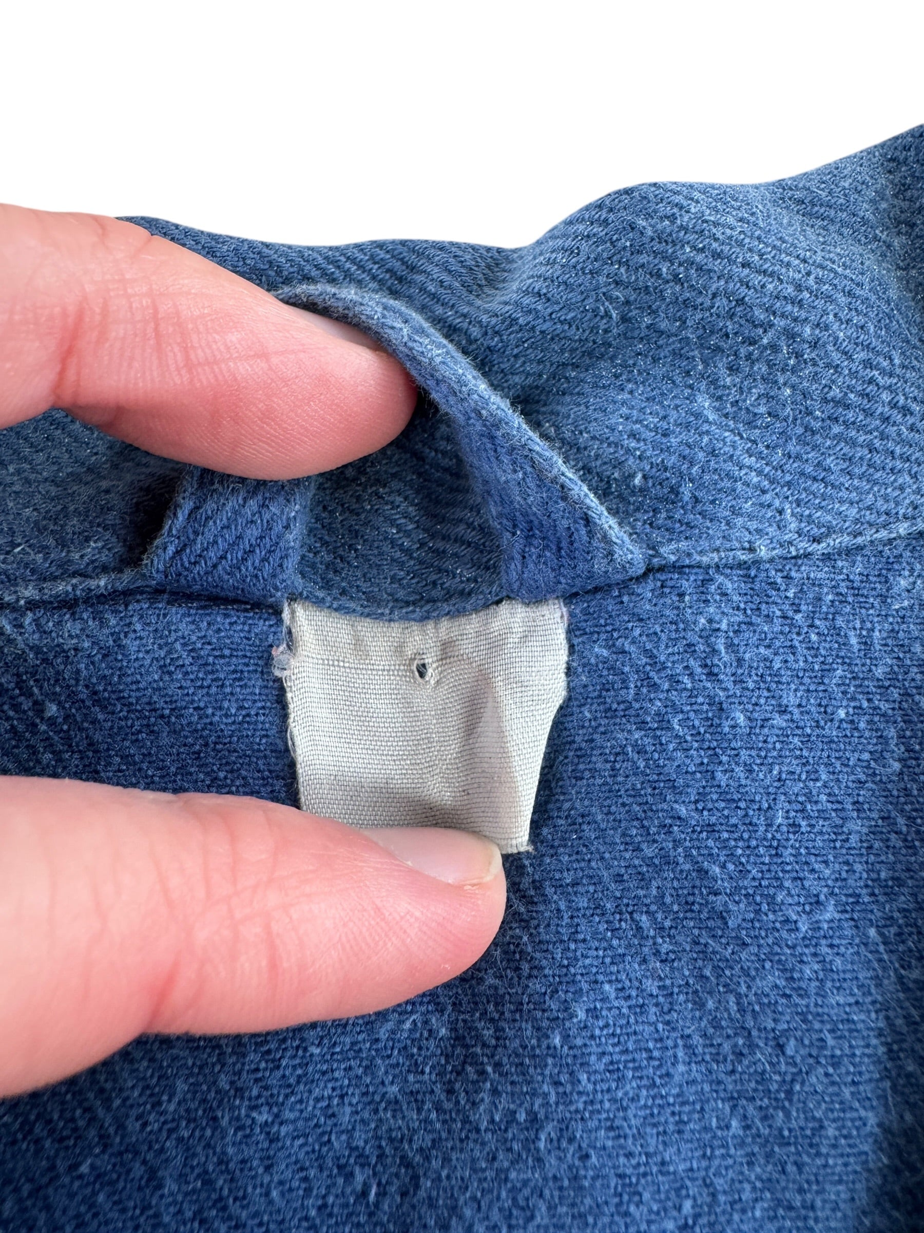 Tag on Vintage Royal Blue French Chore Coat SZ XL