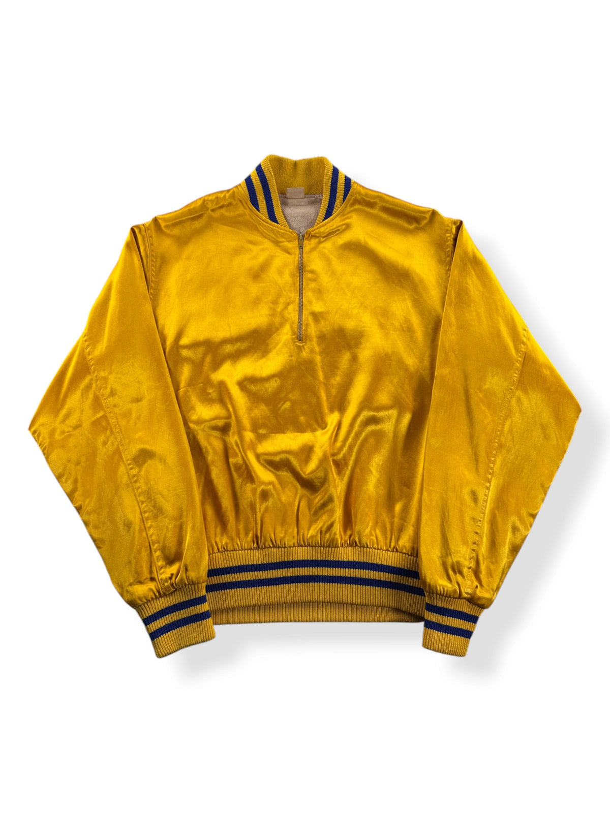 Front of Vintage 40s Goodyear Tires Satin Jacket SZ 42
