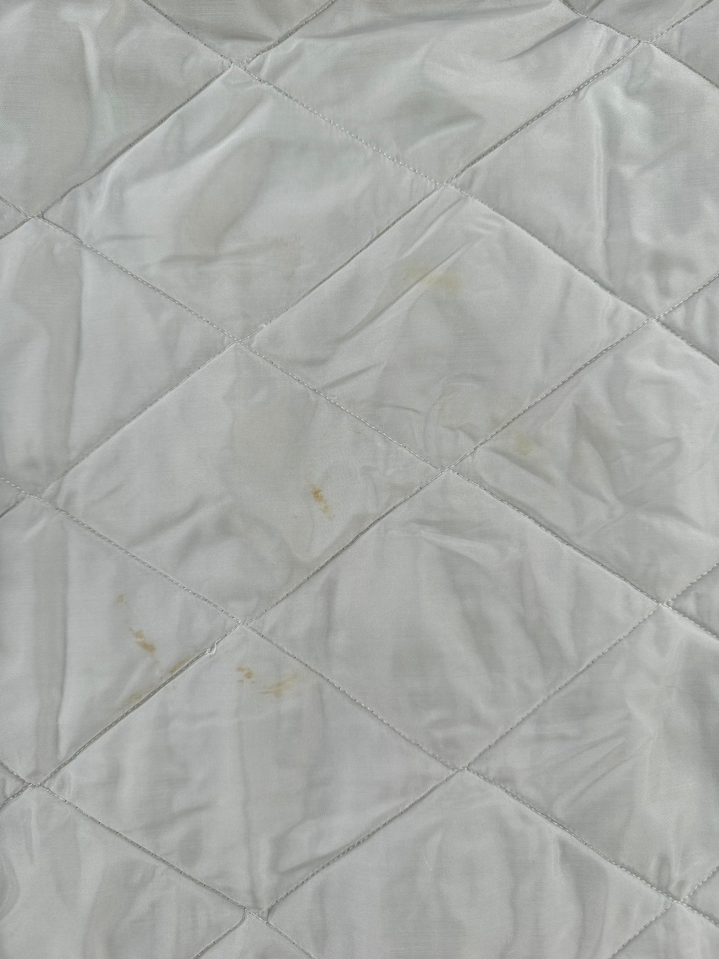 Stains on Back of Vintage Liner Zip Up Jacket SZ XXL