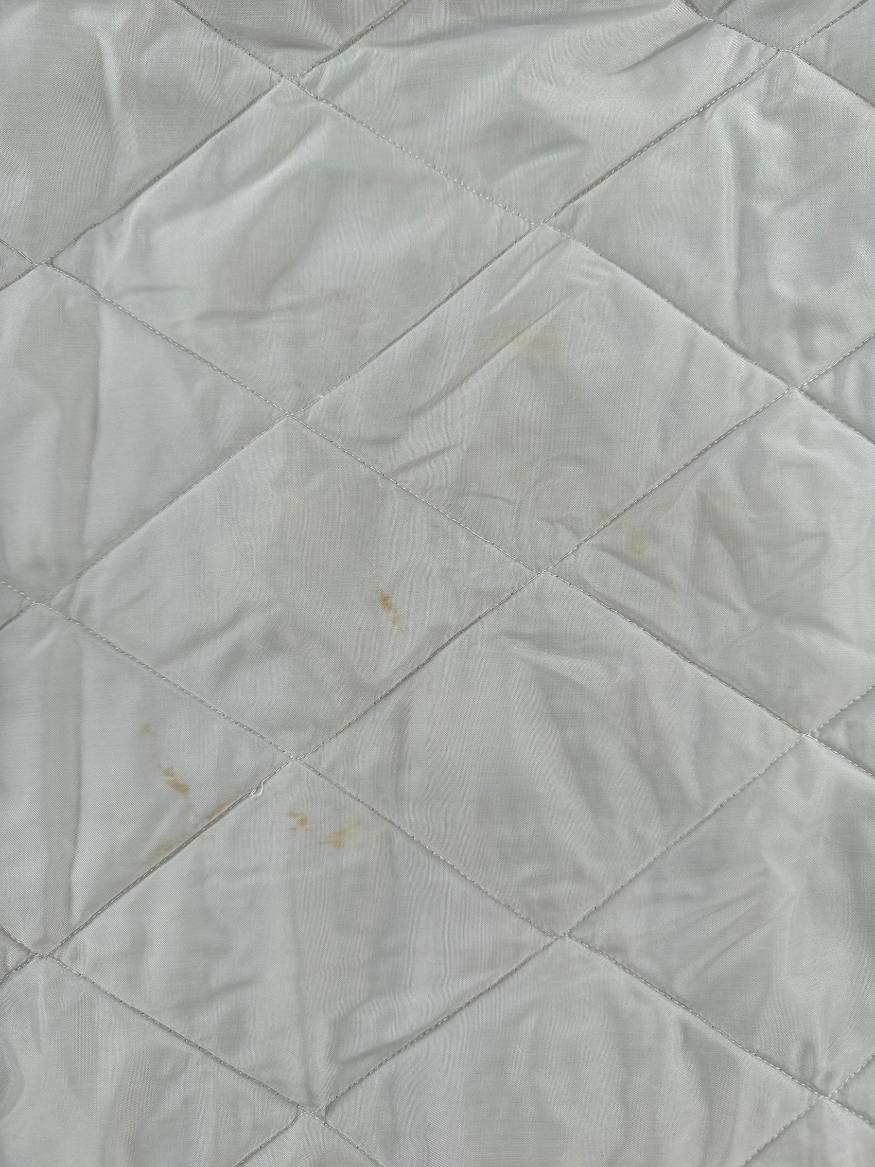 Stains on Back of Vintage Liner Zip Up Jacket SZ XXL