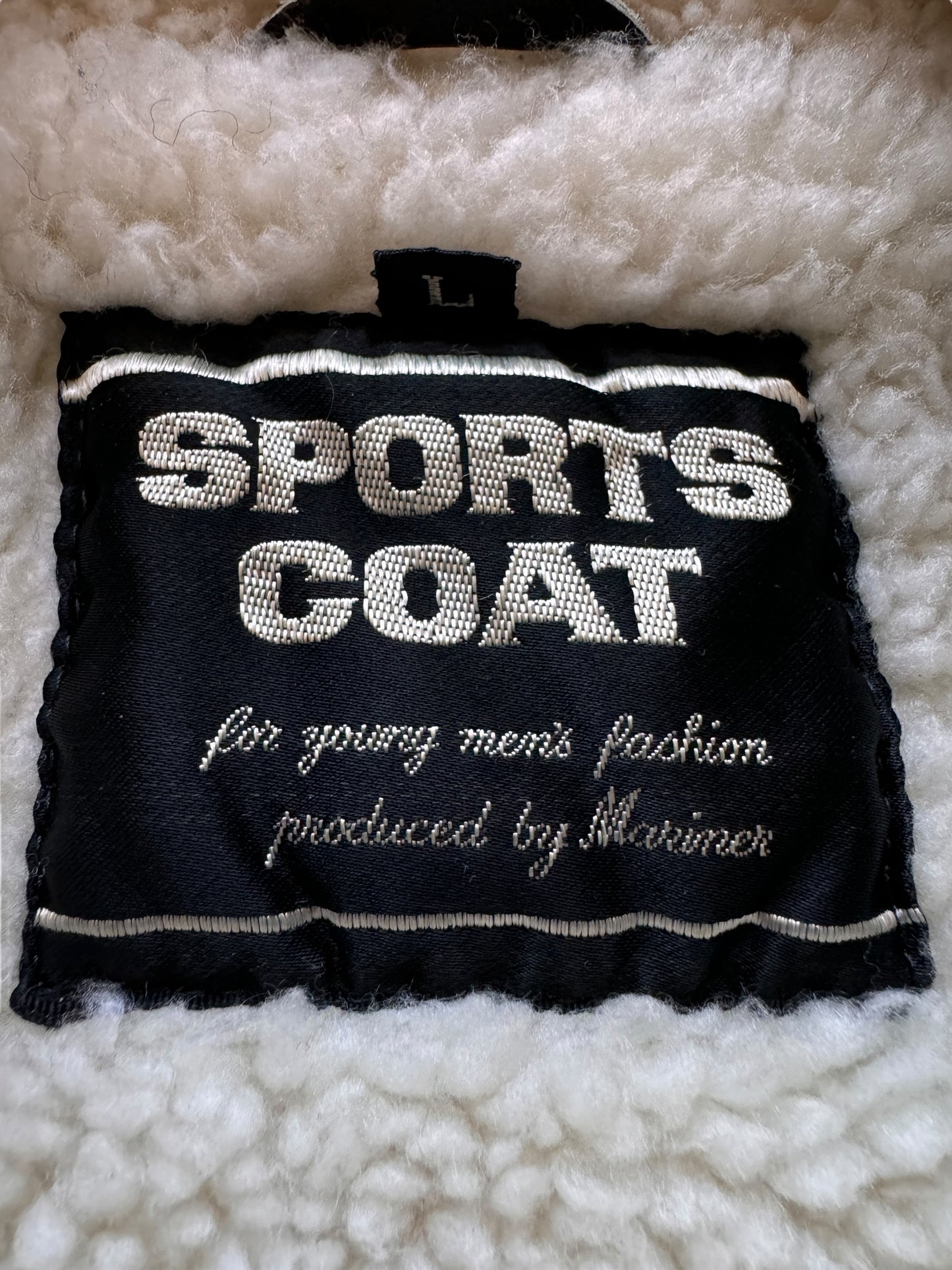 tag on Vintage Sportswear Wool Jacket SZ L