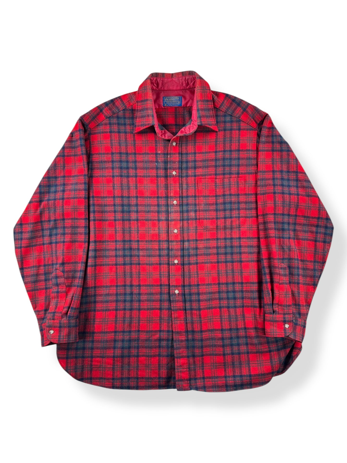 Front of Vintage Pendleton Wool Flannel SZ XXL
